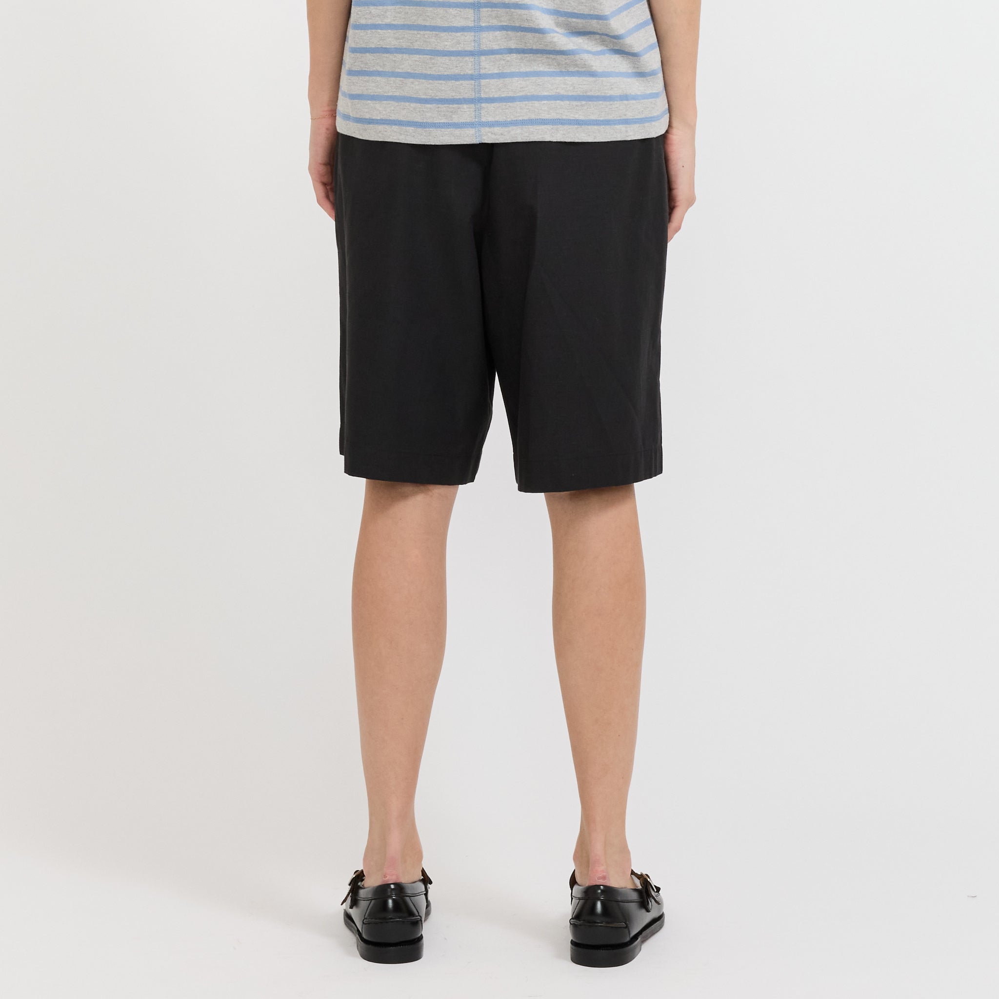 Unisex Pajama Bermuda Shorts Black