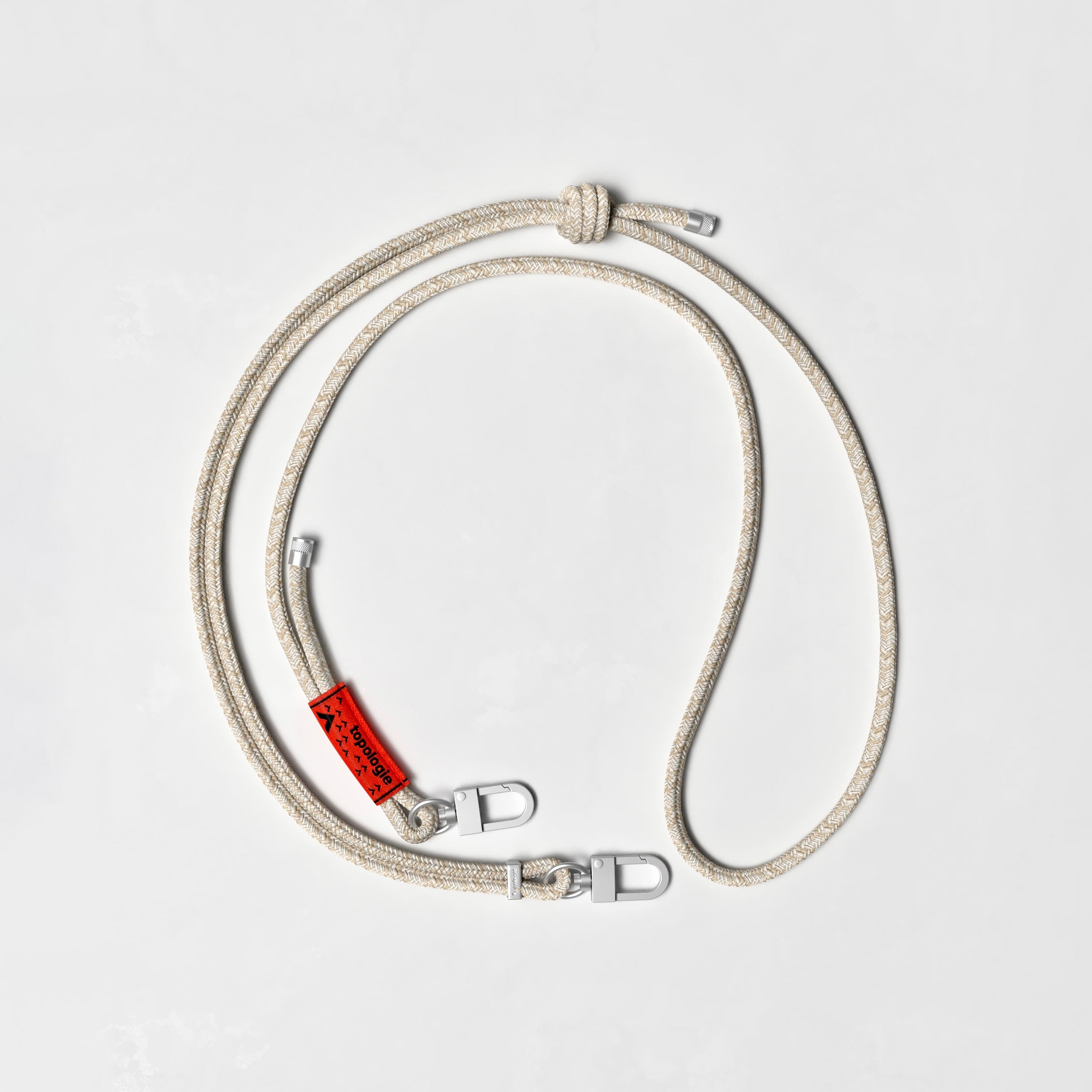 6.0mm Rope Strap Beige Melange