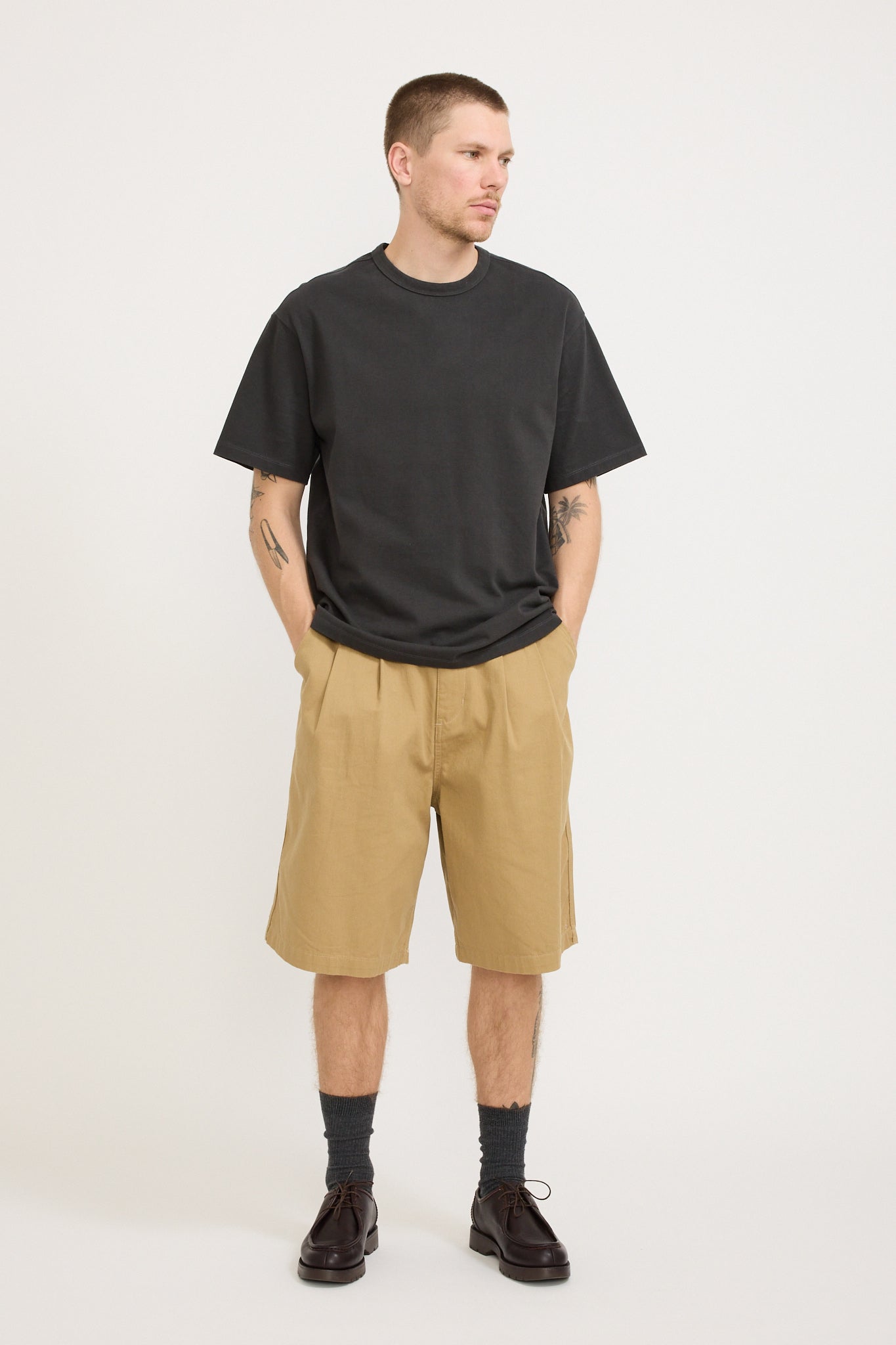 Eastlogue | Loose Fit T-Shirt Charcoal | Maplestore