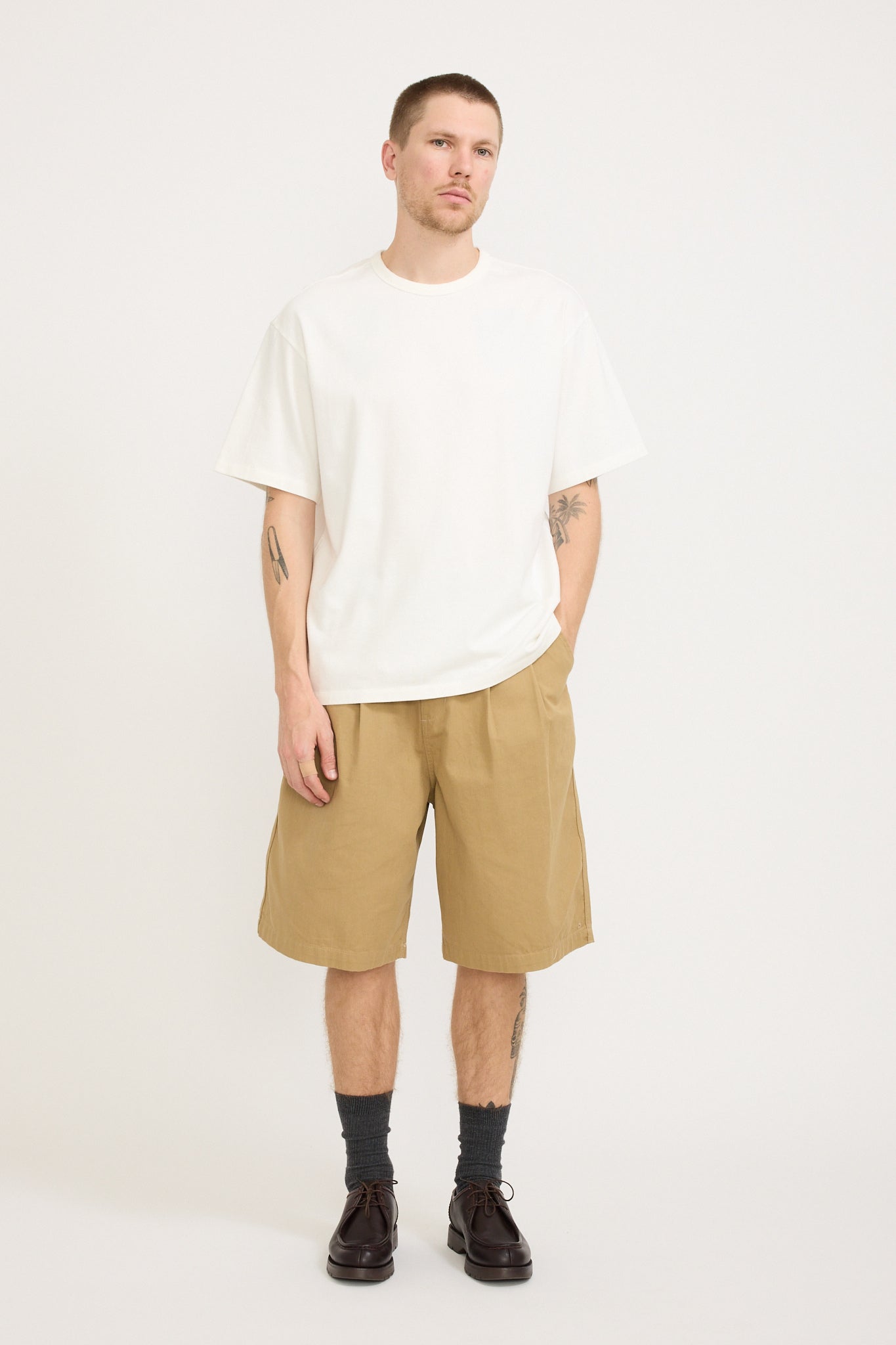 Eastlogue | Loose Fit T-Shirt Off White | Maplestore