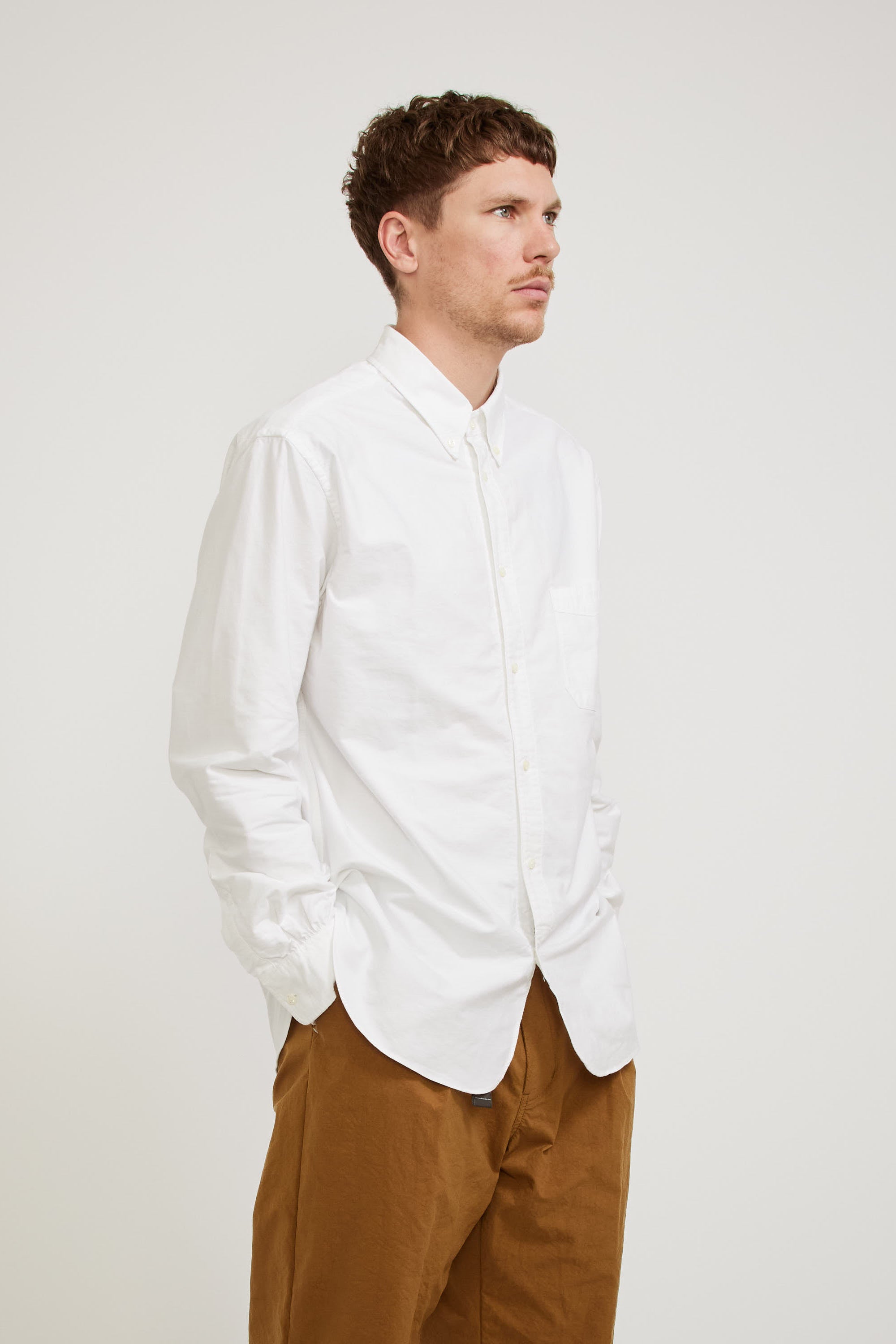 Eastlogue | B.D. Regular Shirt White Oxford | Maplestore