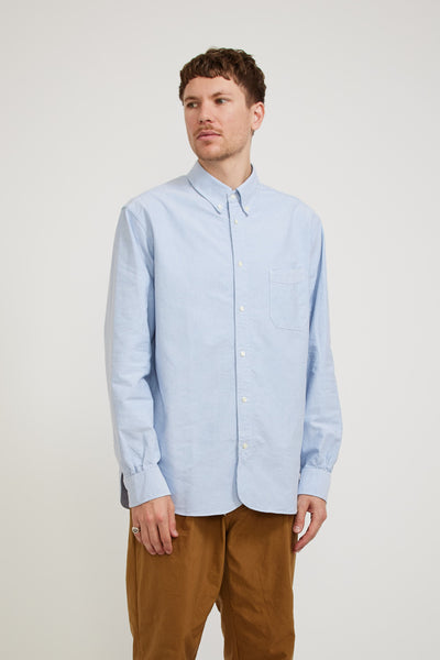 Eastlogue | B.D. Regular Shirt Blue Oxford | Maplestore
