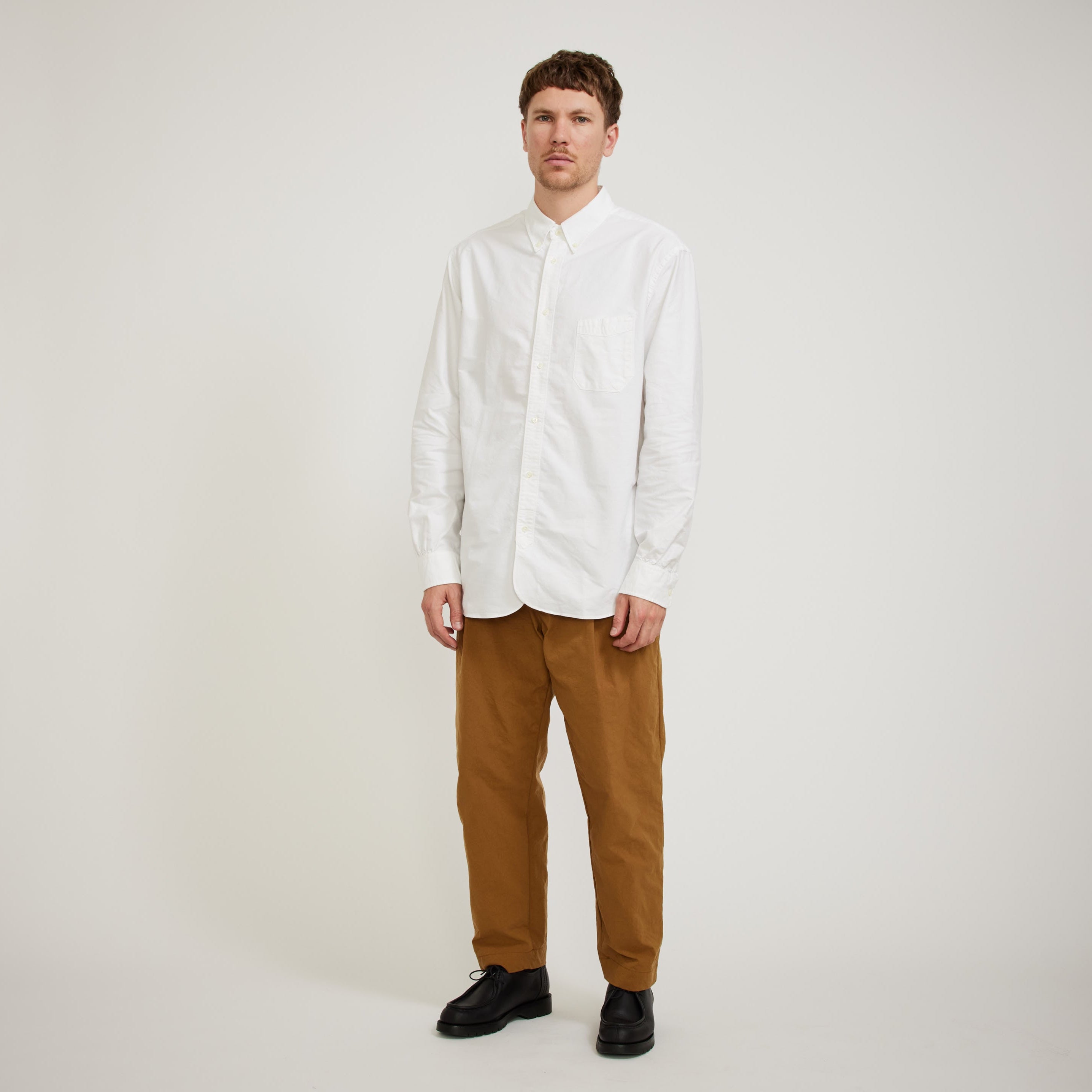 Eastlogue | B.D. Regular Shirt White Oxford | Maplestore
