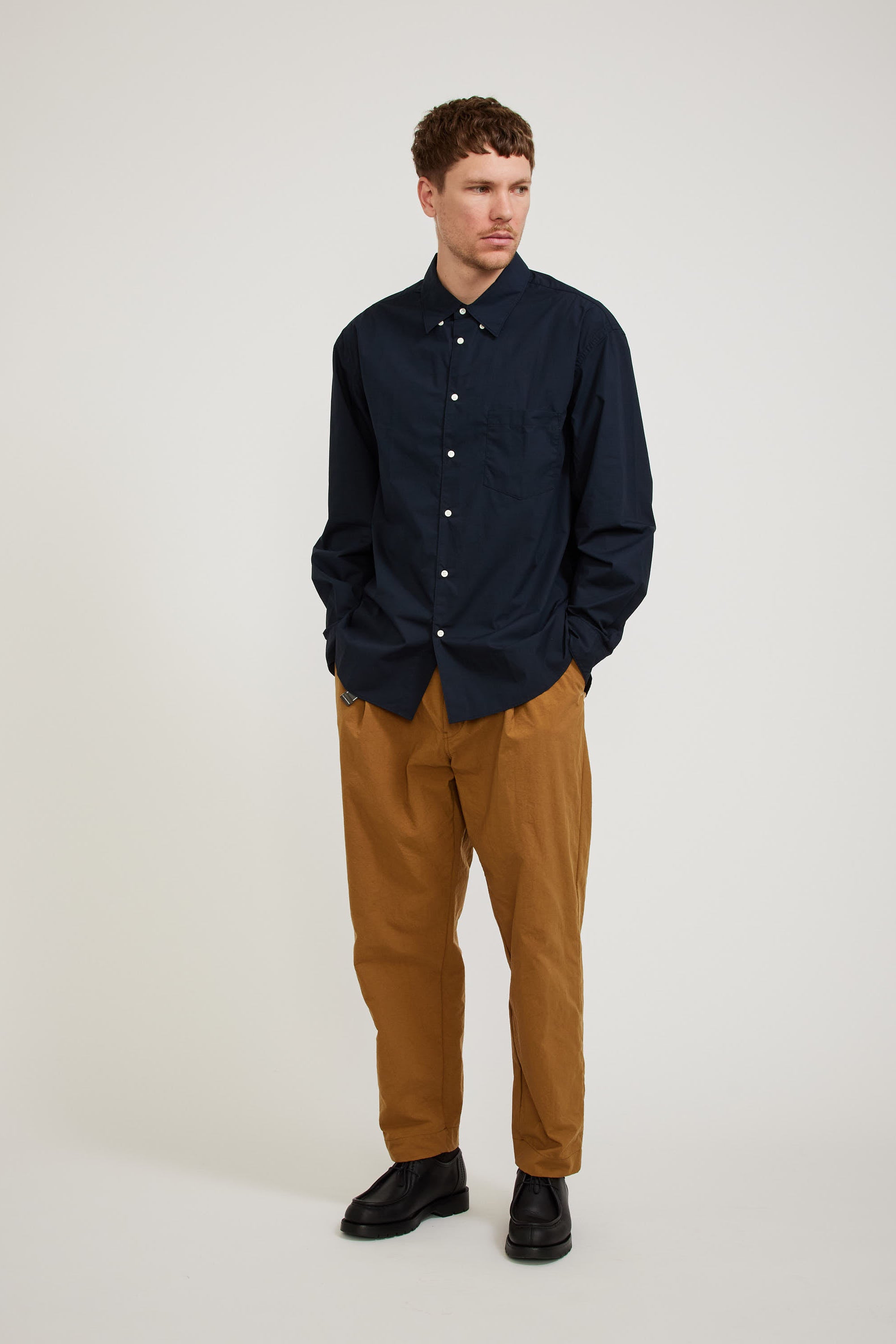 Eastlogue | B.D. Comfortable Shirt Dark Navy | Maplestore