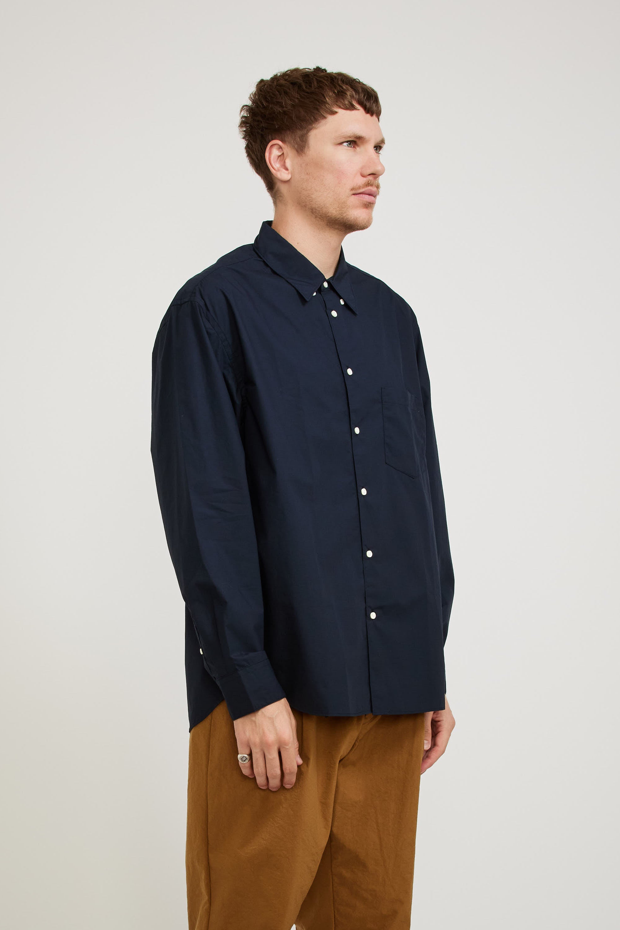 Eastlogue | B.D. Comfortable Shirt Dark Navy | Maplestore