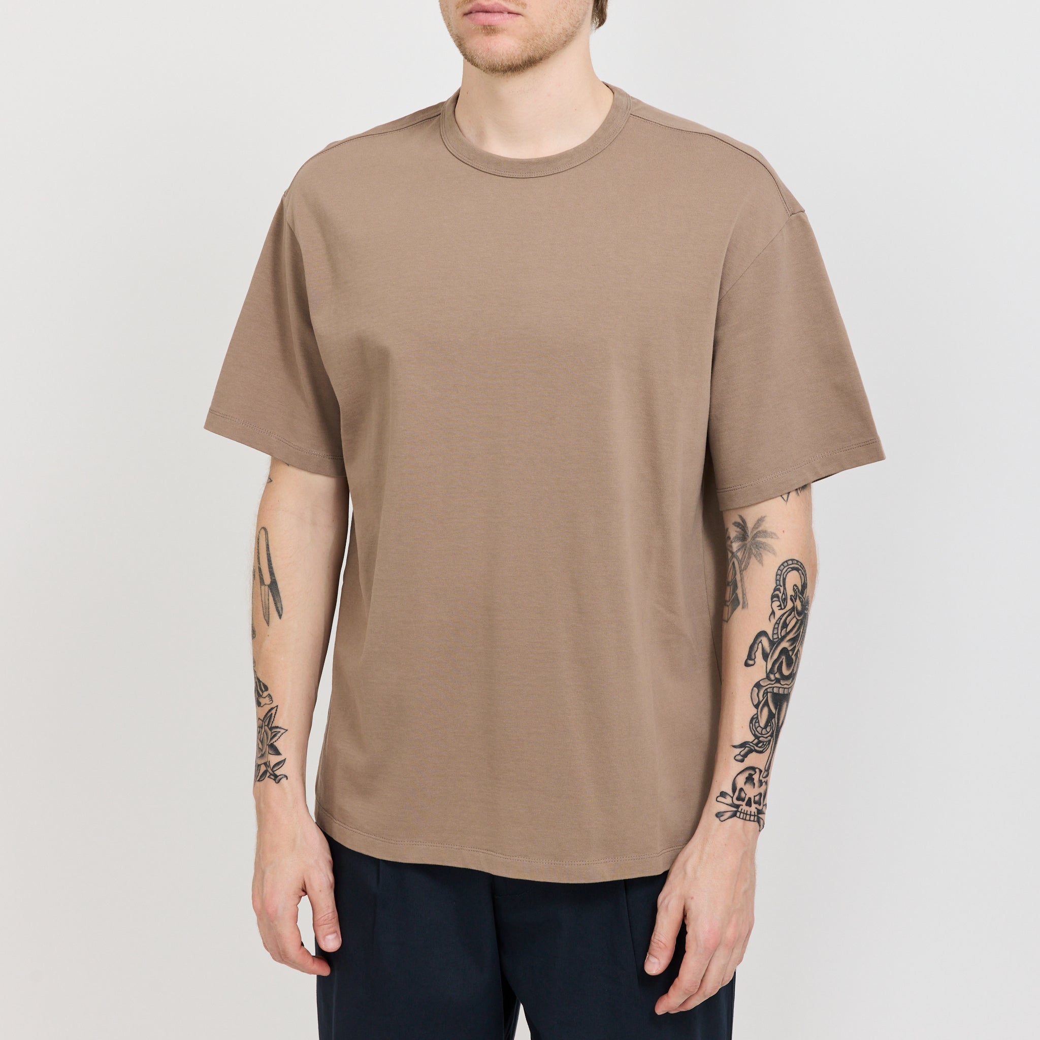 Eastlogue | Loose Fit T-Shirt Fossil | Maplestore