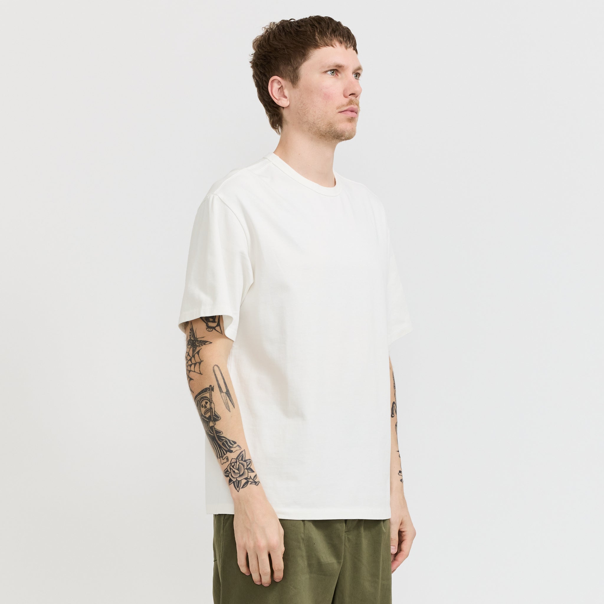 Eastlogue | Loose Fit T-Shirt Off White | Maplestore
