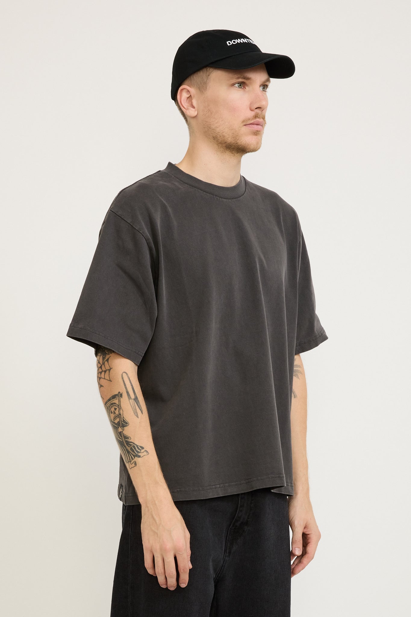 Downtempo Embroidered Cap Black/White