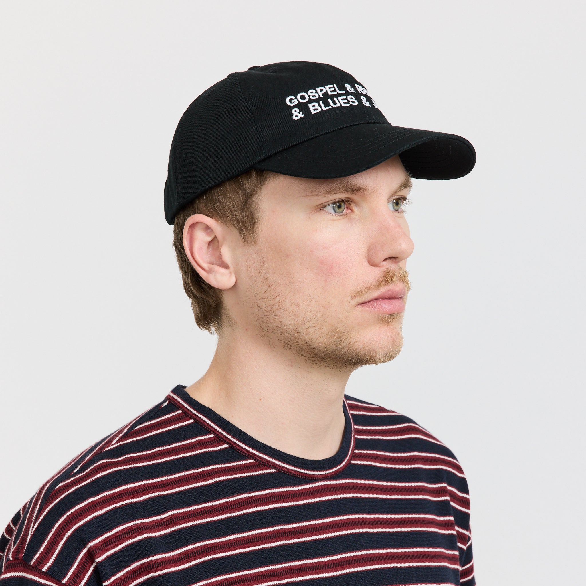 Easy Listening | Gospel & Rhythm & Blues & Jazz Embroidered Cap Black | Maplestore