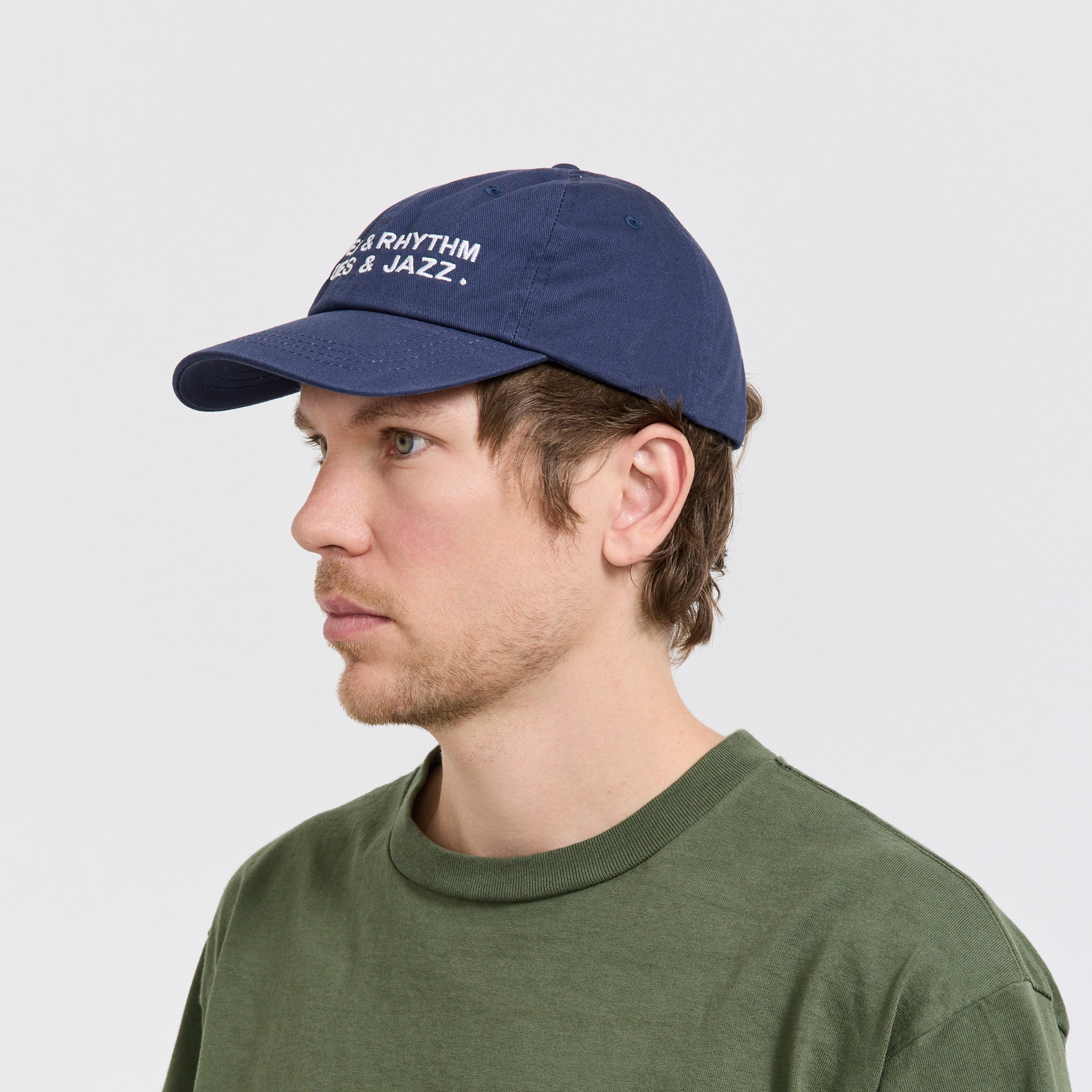 Easy Listening | Gospel & Rhythm & Blues & Jazz Embroidered Cap Navy | Maplestore
