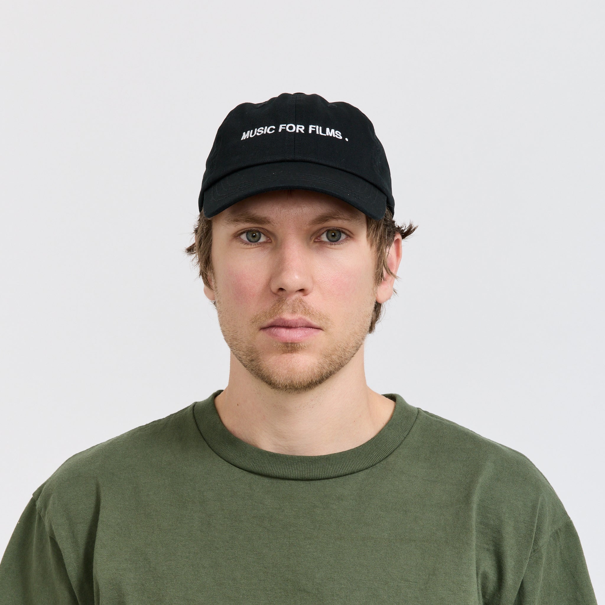 Music For Films Embroidered Cap Black
