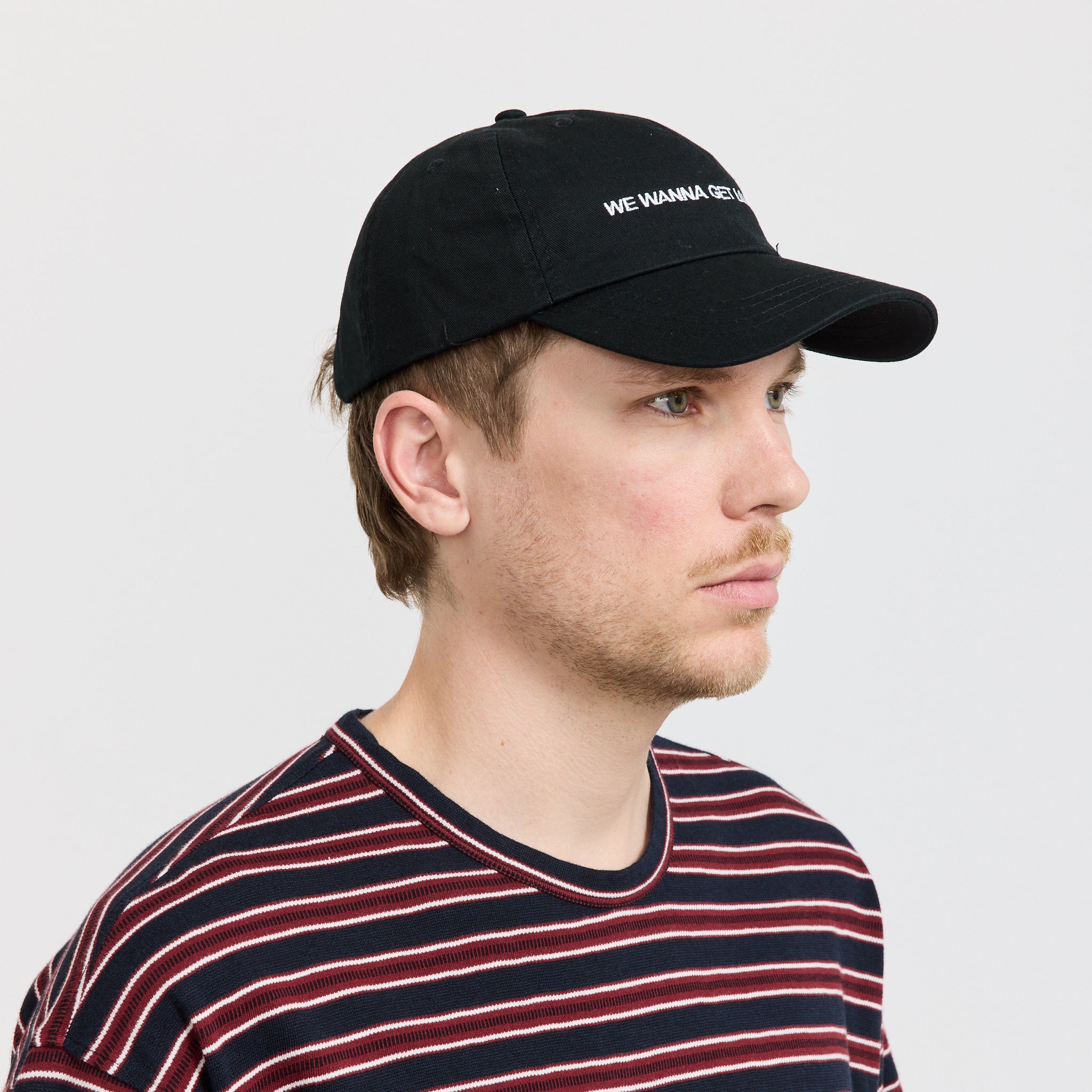 Easy Listening | We Wanna Get Loaded Embroidered Cap Black | Maplestore