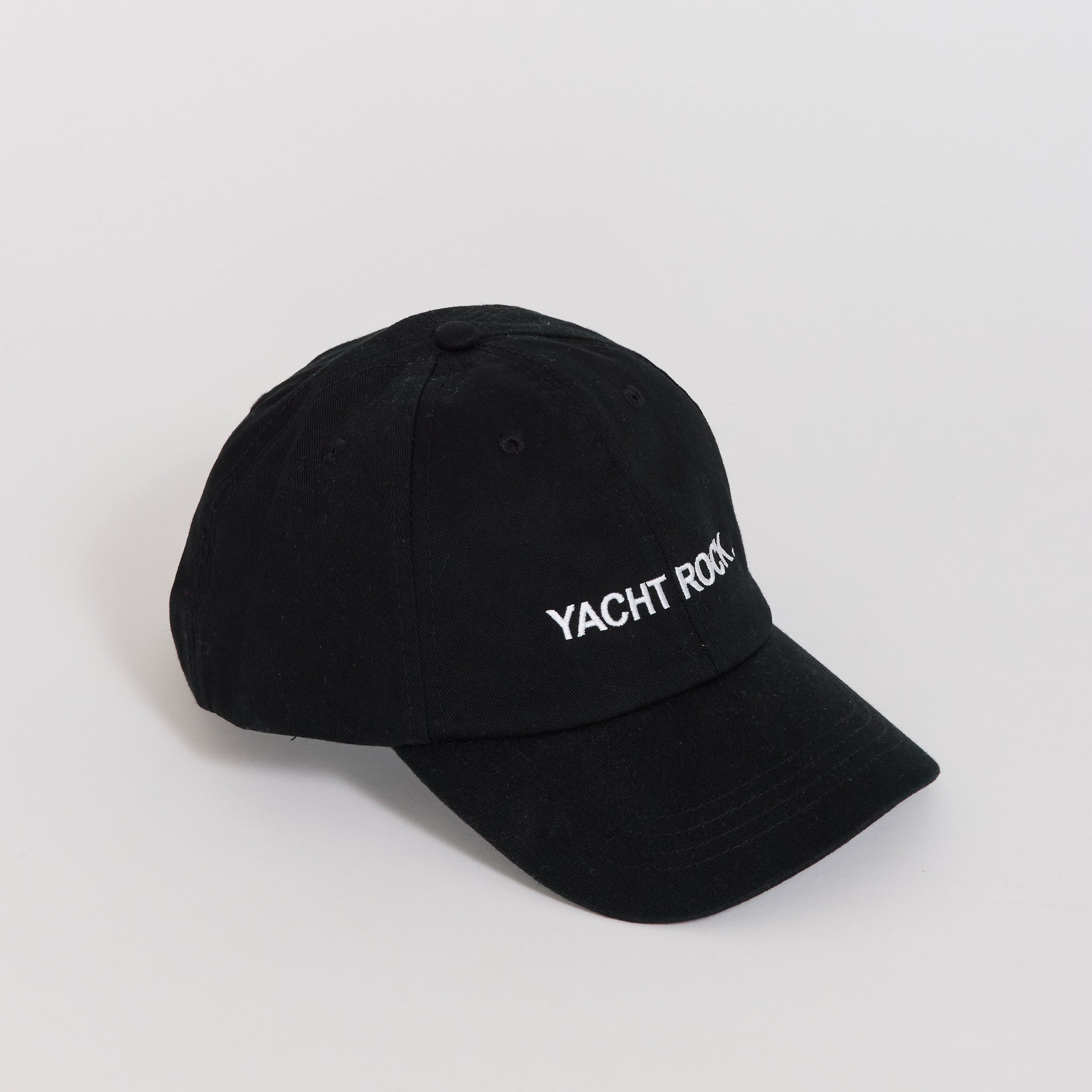 Yacht Rock Embroidered Cap Black/White