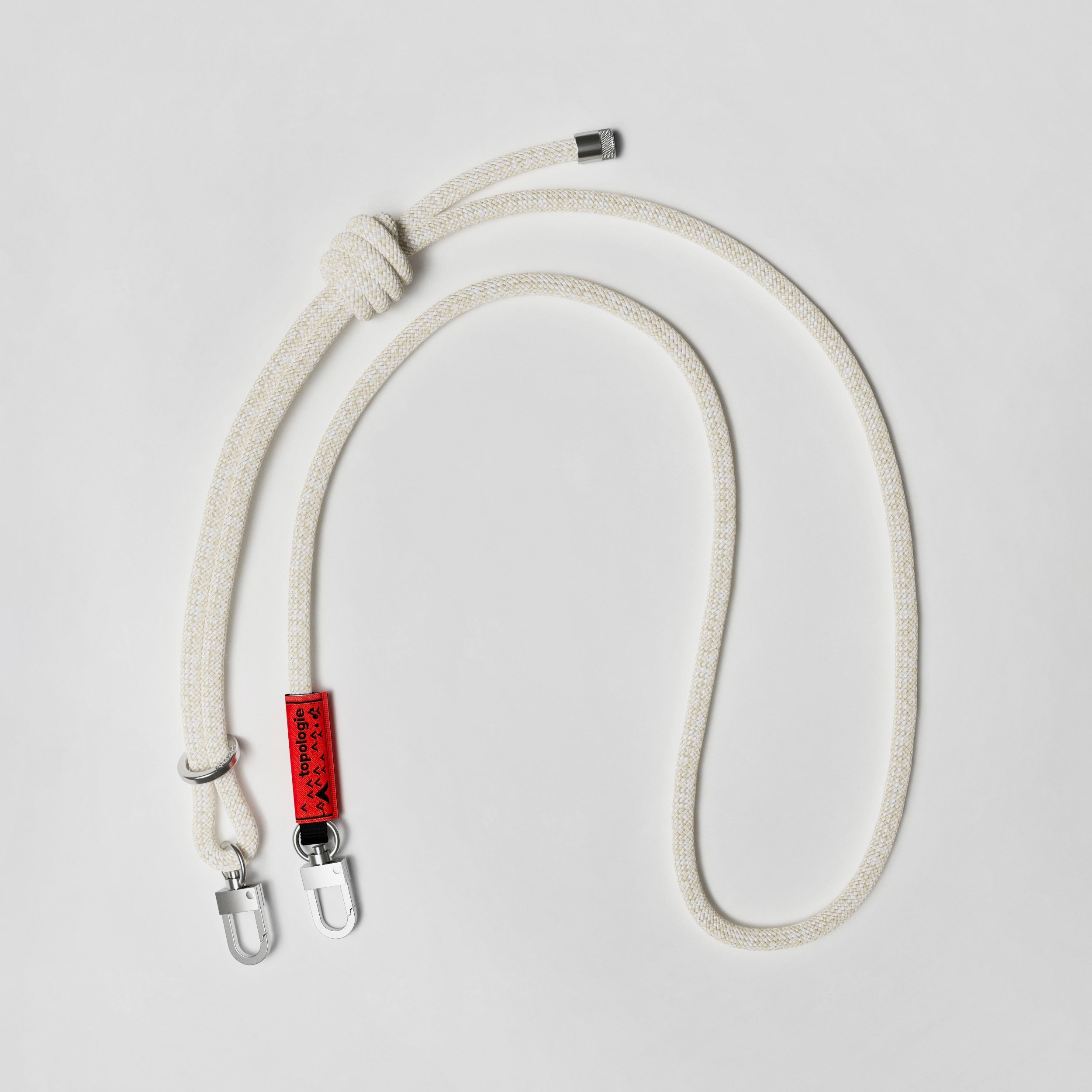 8.0mm Rope Strap Beige Melange