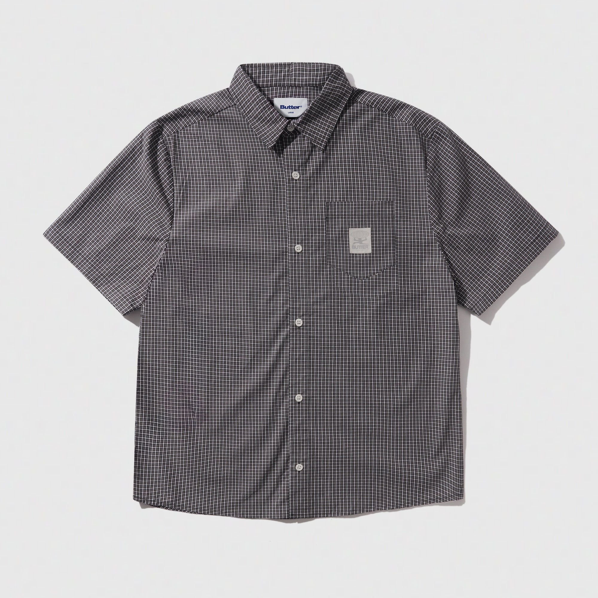 Equipment S/S Shirt Black/Grey
