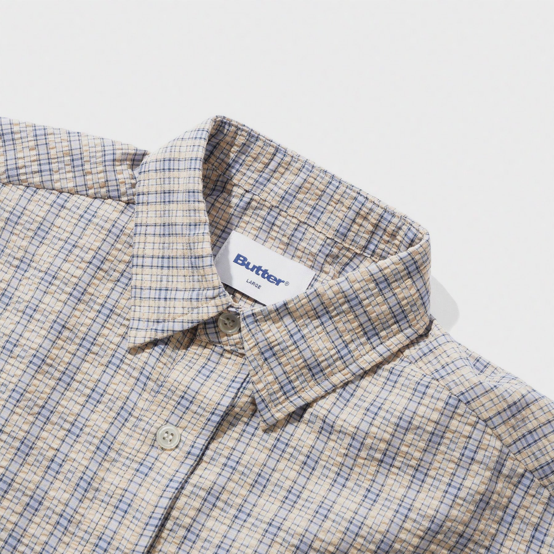 Equipment S/S Shirt Blue / Yellow