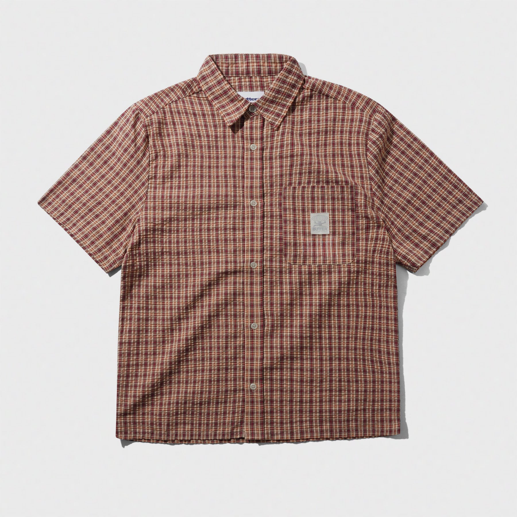 Equipment S/S Shirt Red / Yellow
