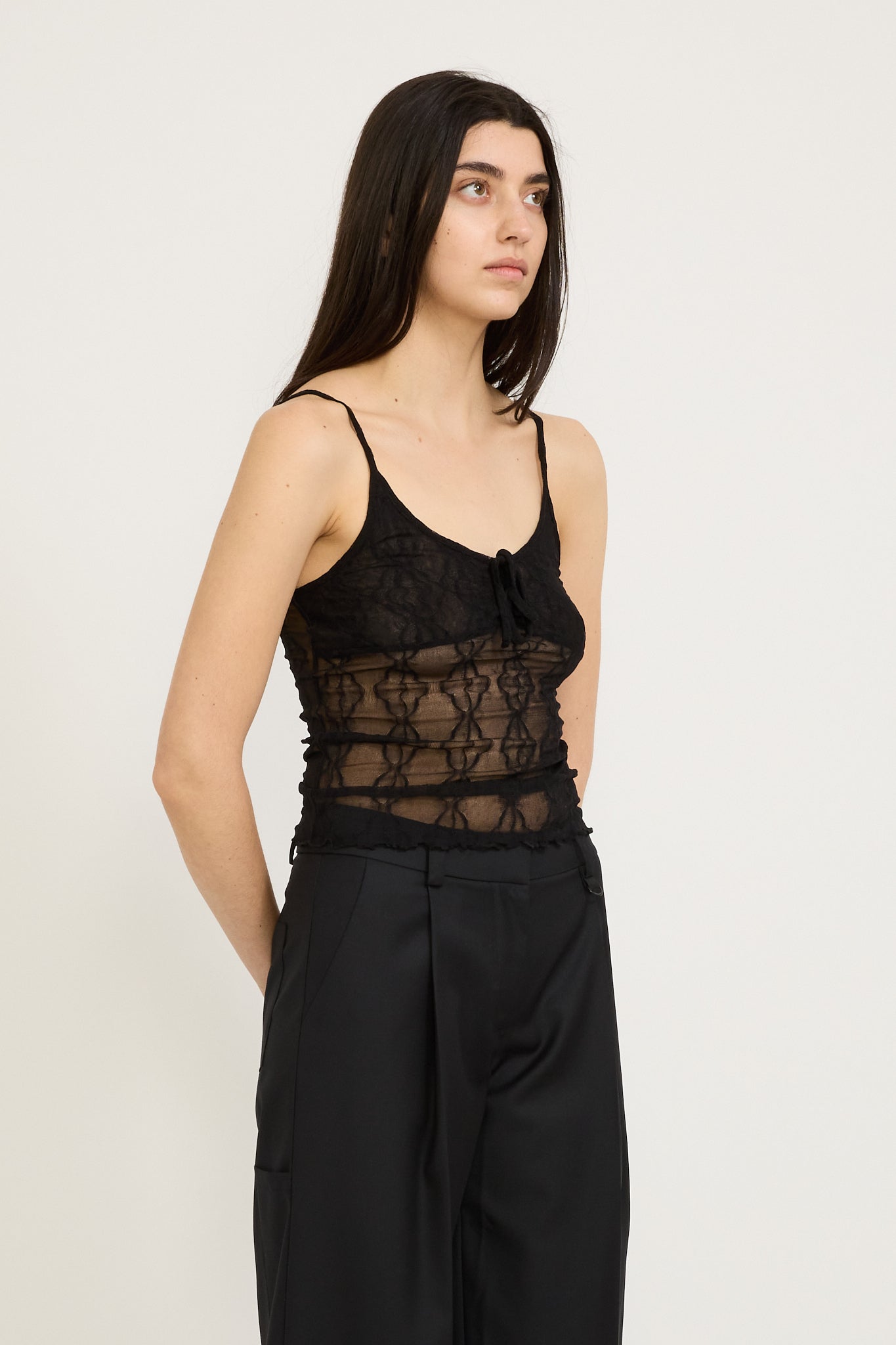 Find Me Now | Mariposa Lace Ruched Cami Night | Maplestore