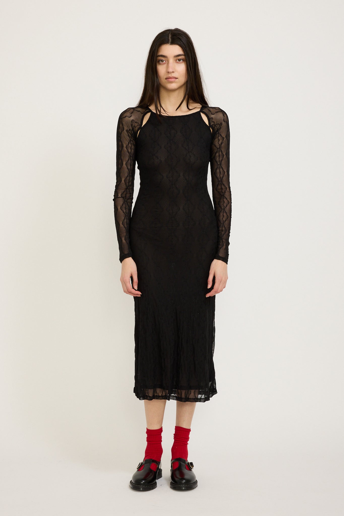 Find Me Now | Mariposa Longsleeve Keyhole Dress Night | Maplestore