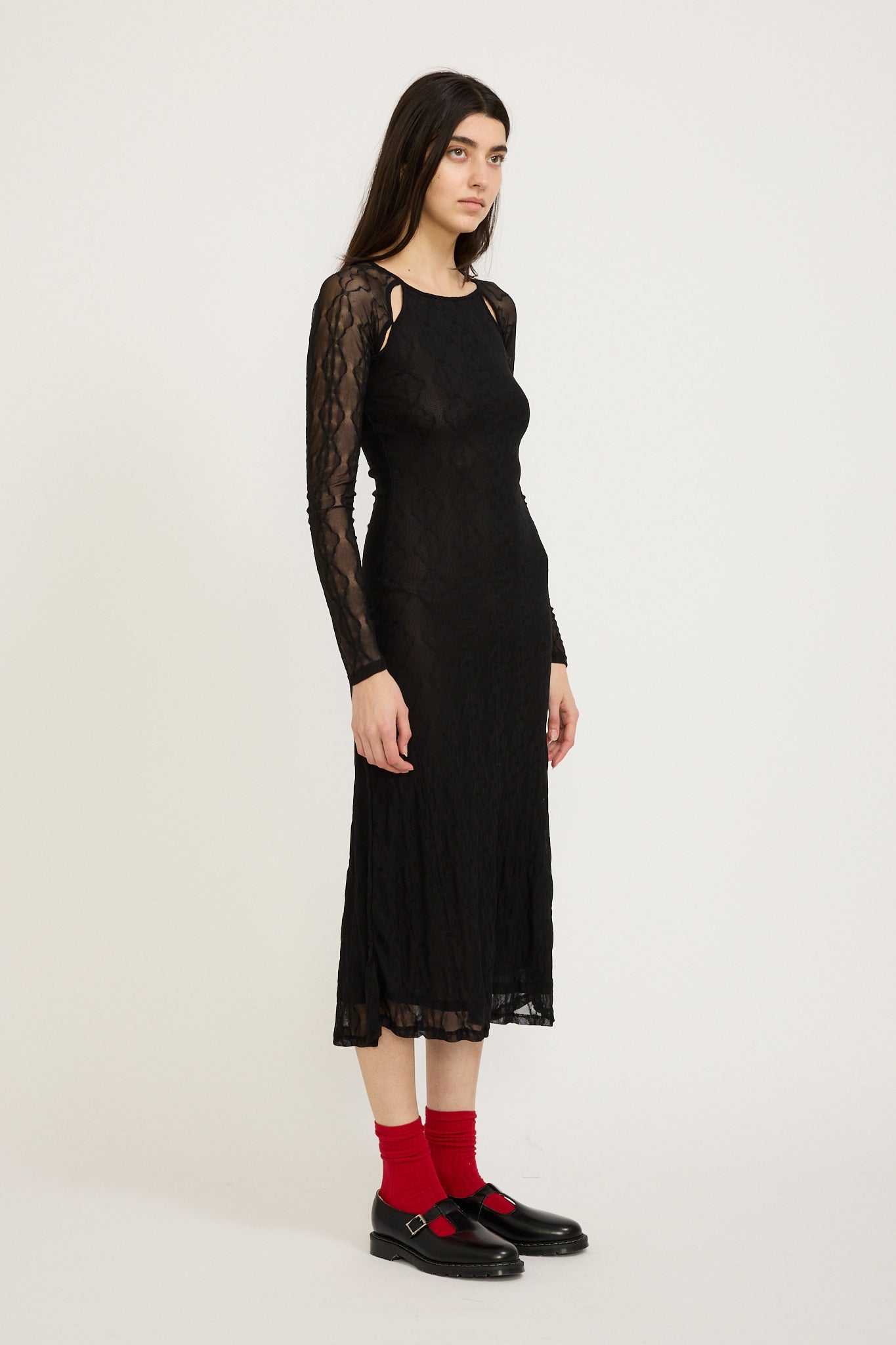 Find Me Now | Mariposa Longsleeve Keyhole Dress Night | Maplestore