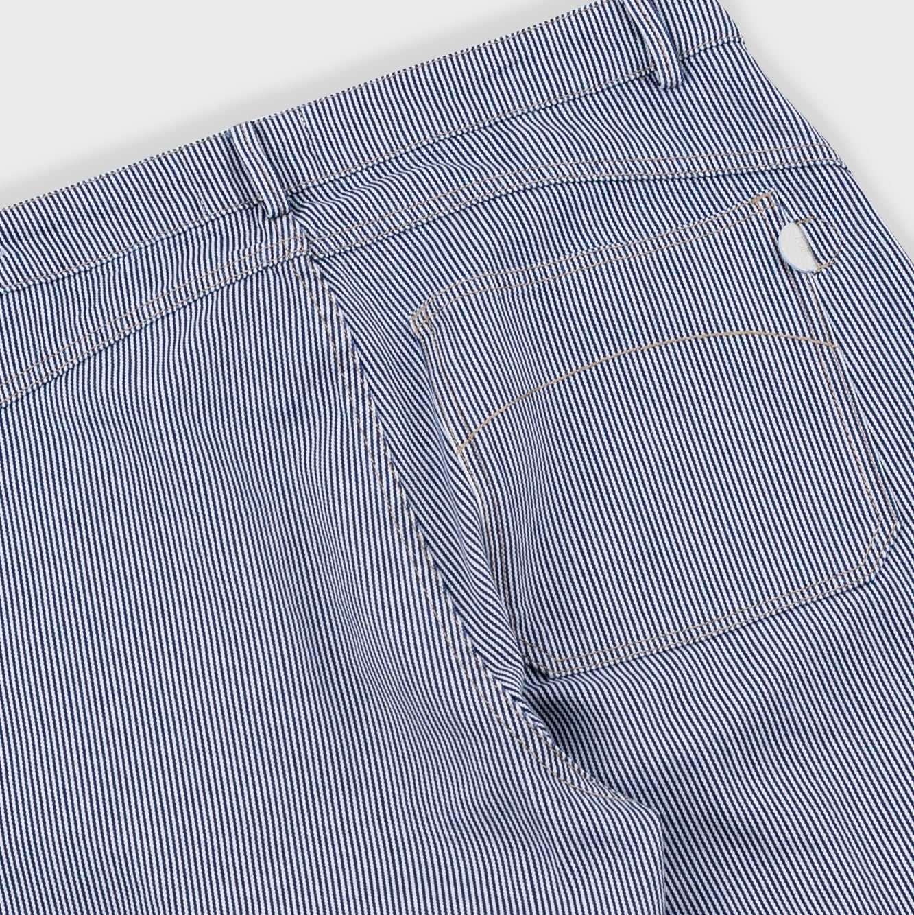 Folk | Barrel Leg Jean Indigo Ticking Stripe | Maplestore