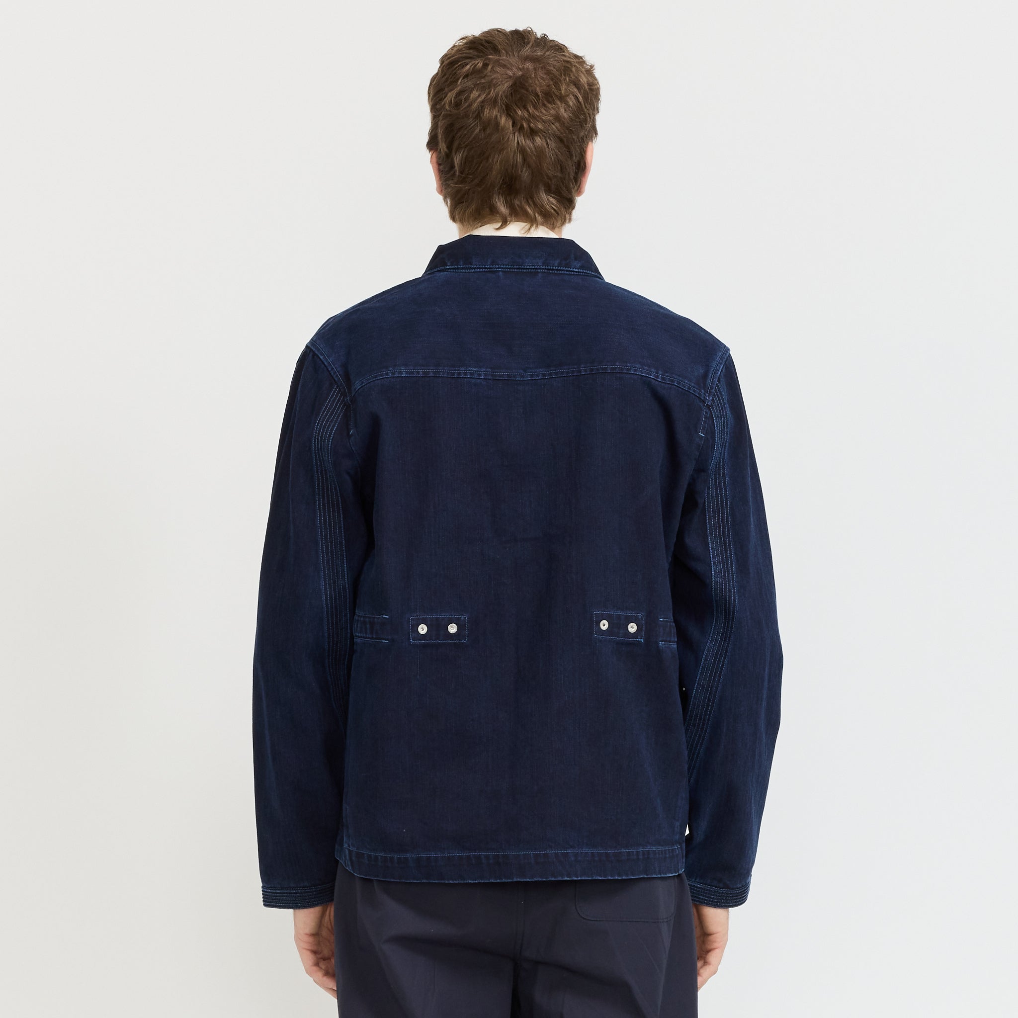 Anniversary Jacket Deep Slub Indigo