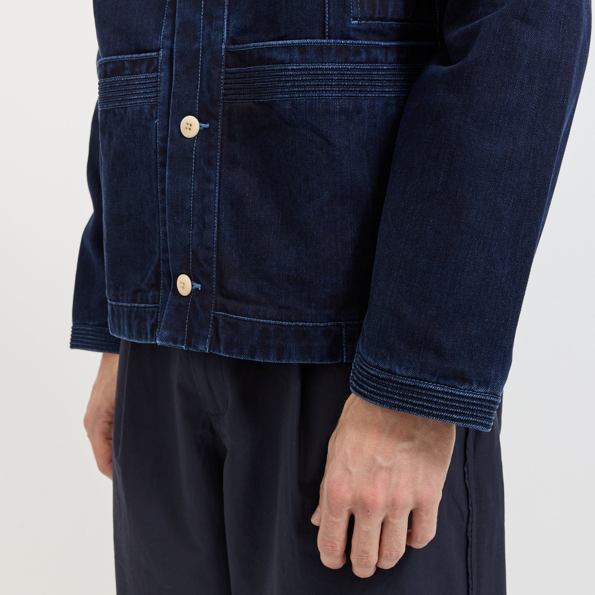 Anniversary Jacket Deep Slub Indigo