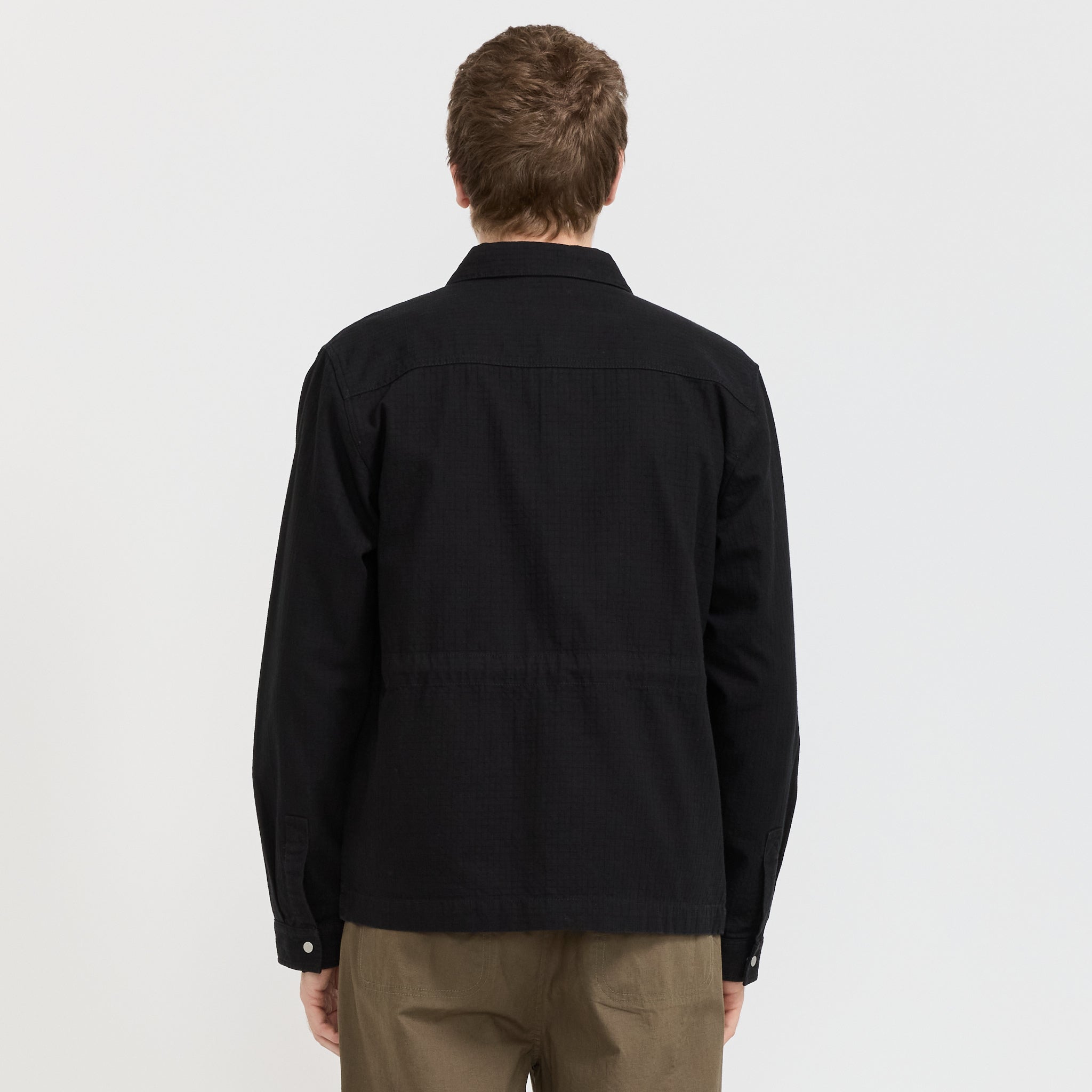 Folk | Assembly Jacket Black Chunky Ripstop | Maplestore