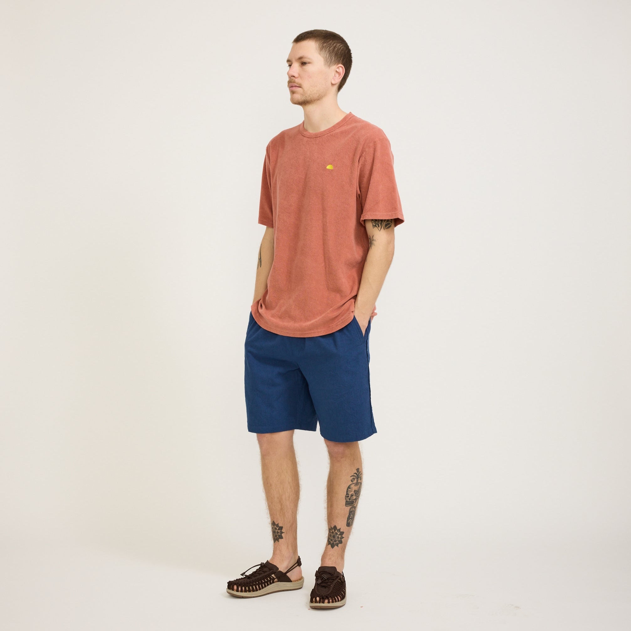 Assembly Short Blue Crinkle