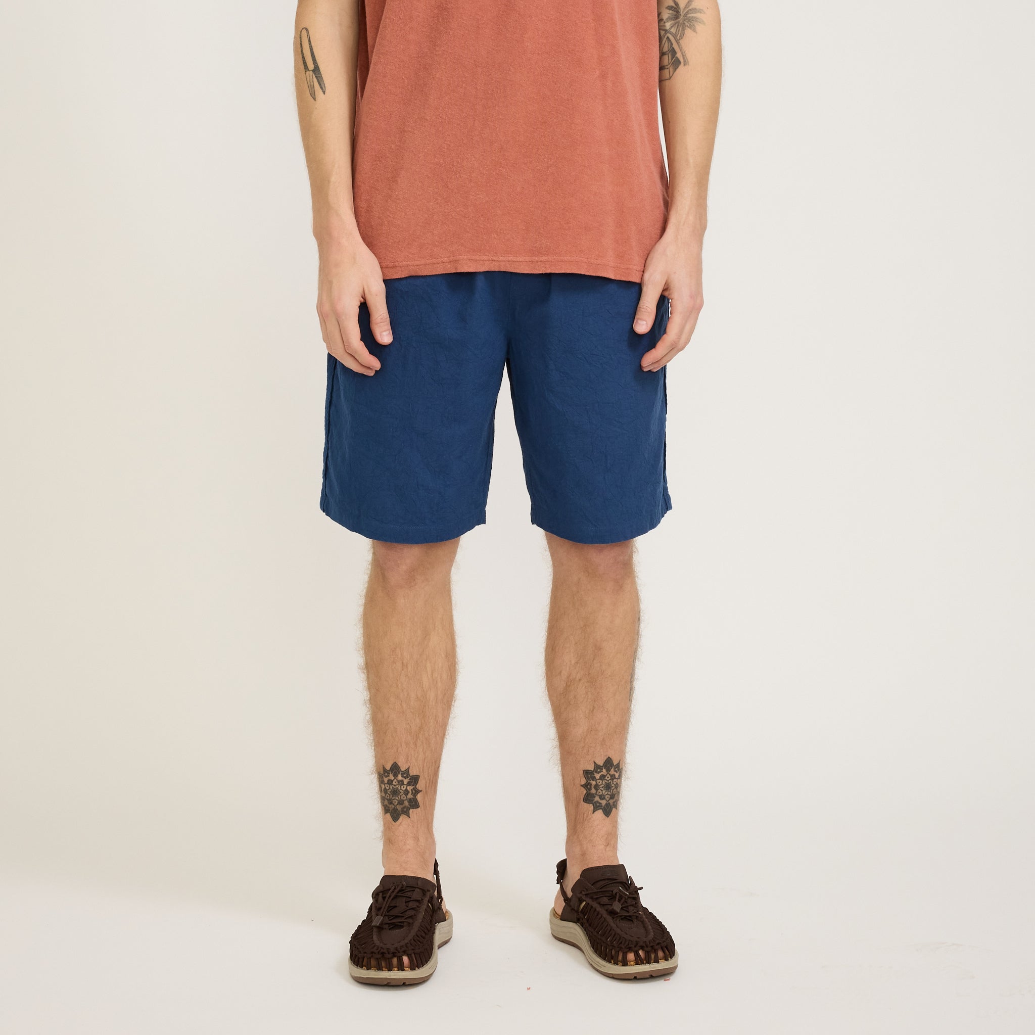 Assembly Short Blue Crinkle