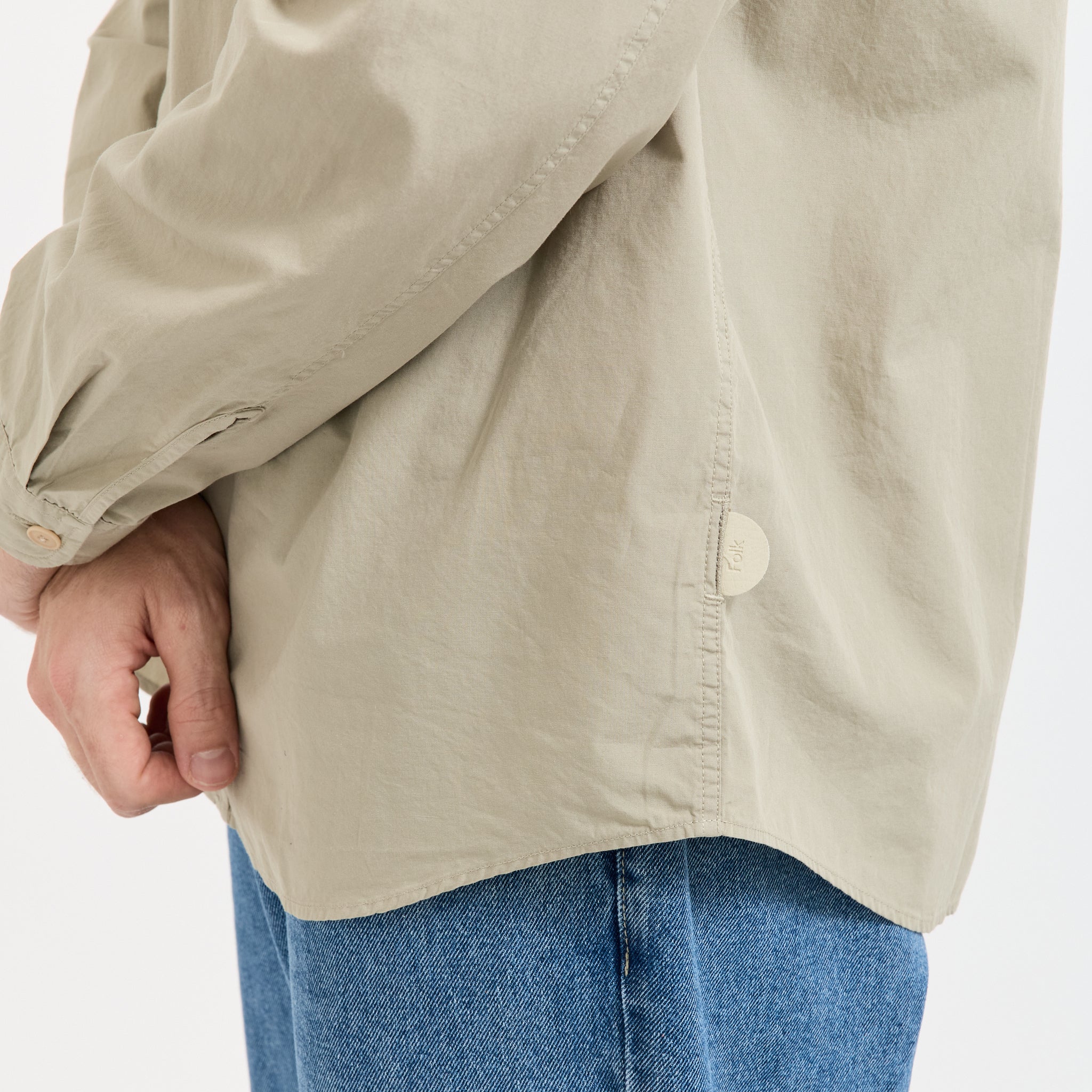Folk | Curve Shirt Silver Sage | Maplestore