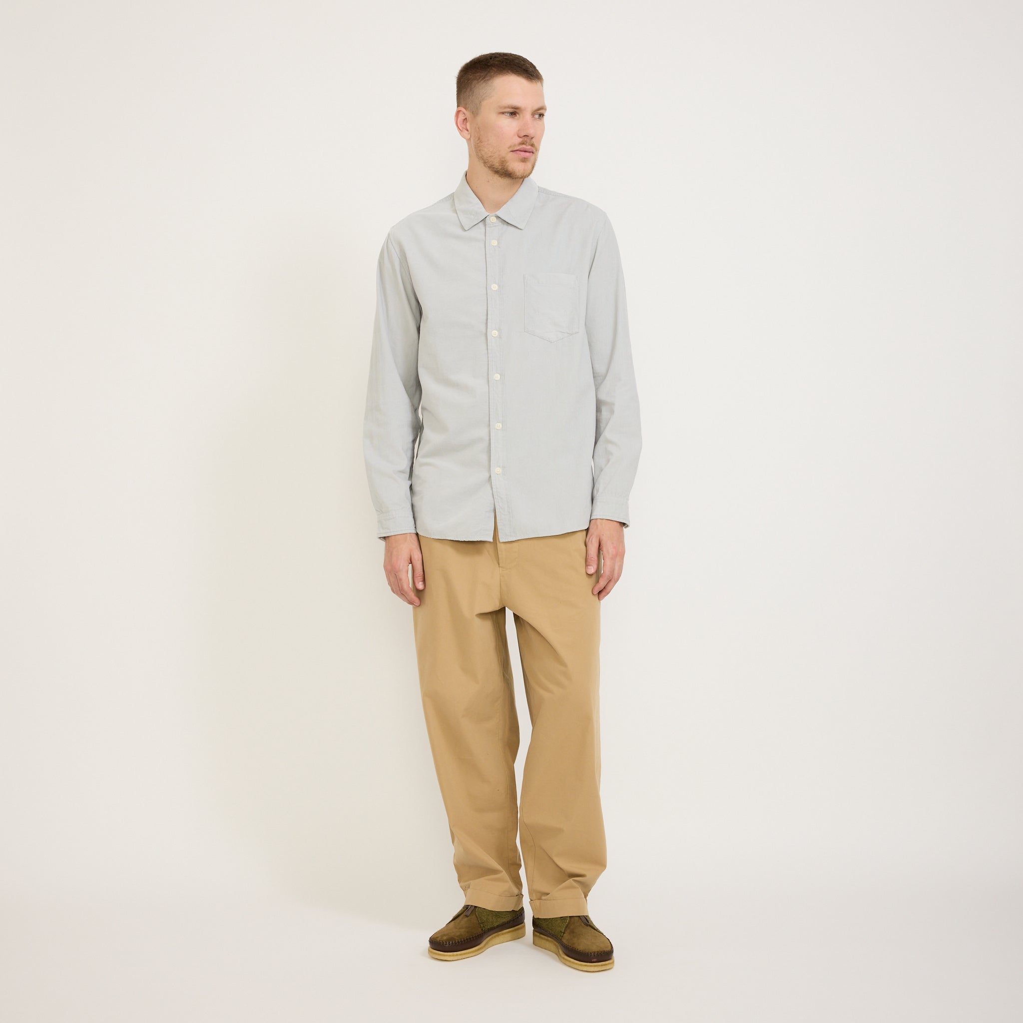 Direction Babycord Shirt Ice Blue