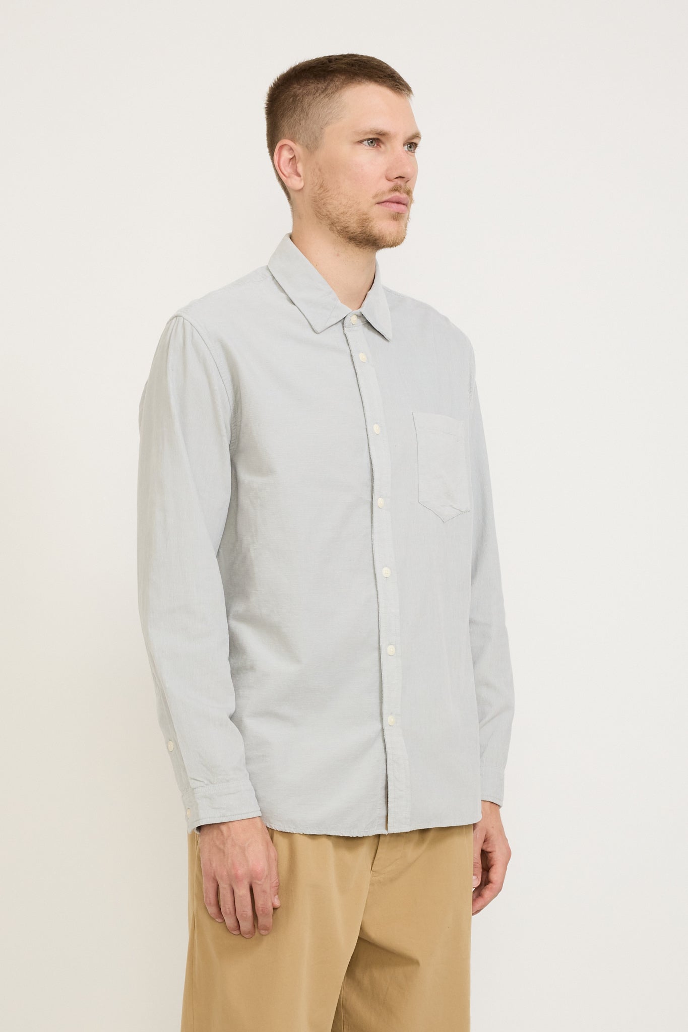 Direction Babycord Shirt Ice Blue
