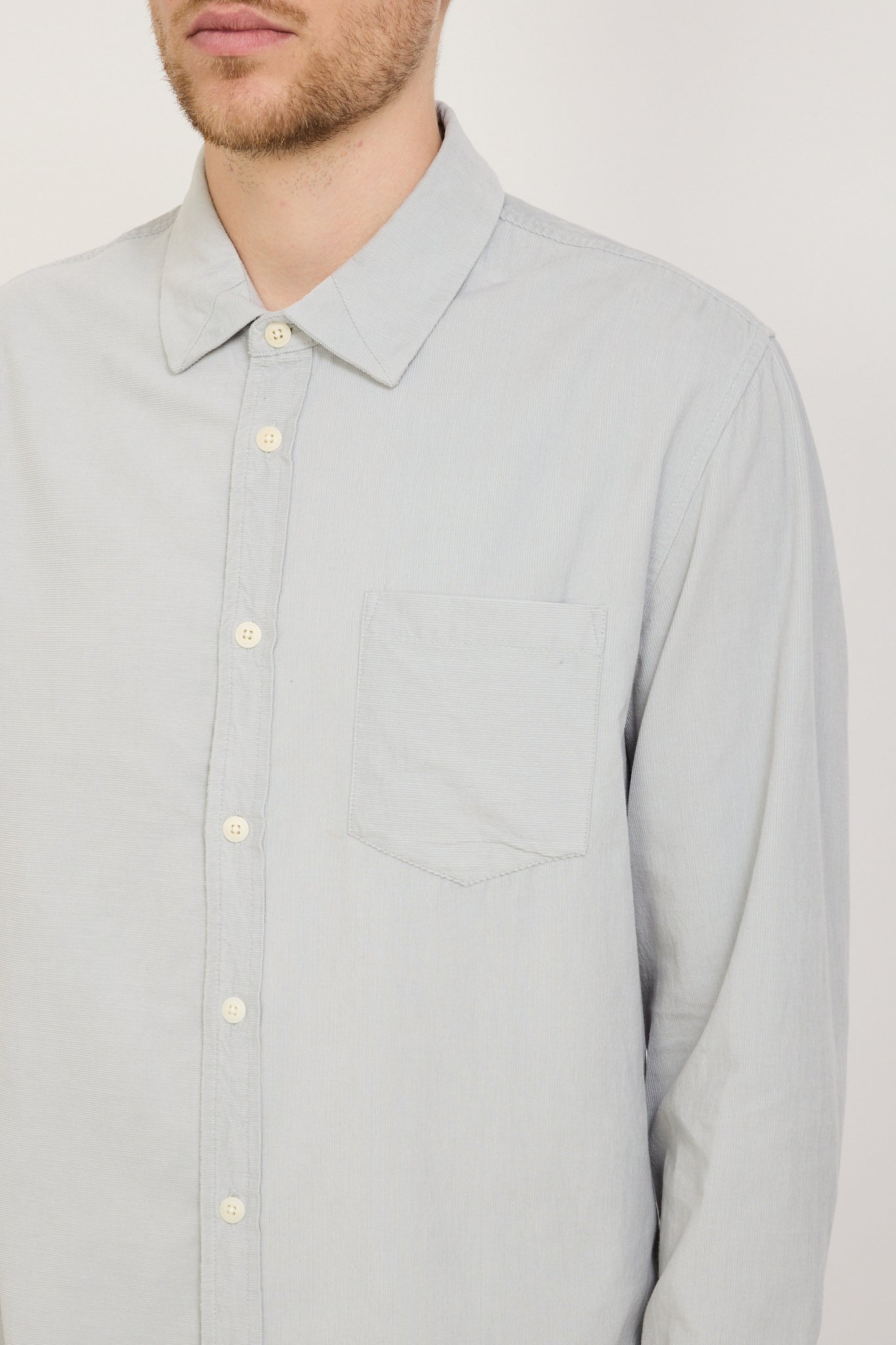 Direction Babycord Shirt Ice Blue