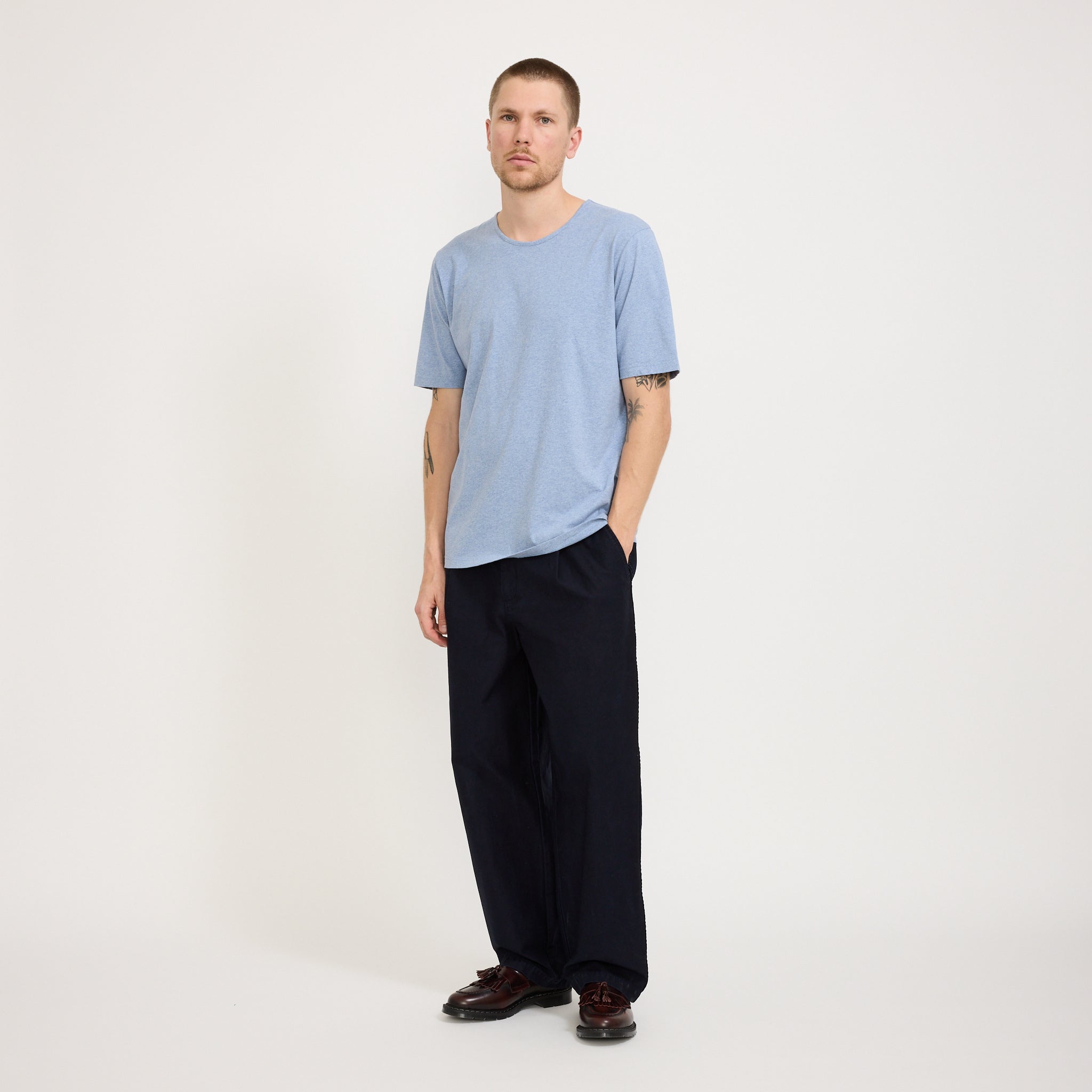 Everyday Tee Soft Blue Melange