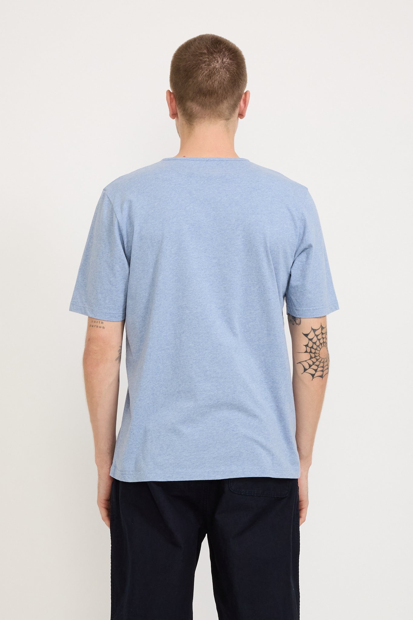 Folk | Everyday Tee Soft Blue Melange | Maplestore