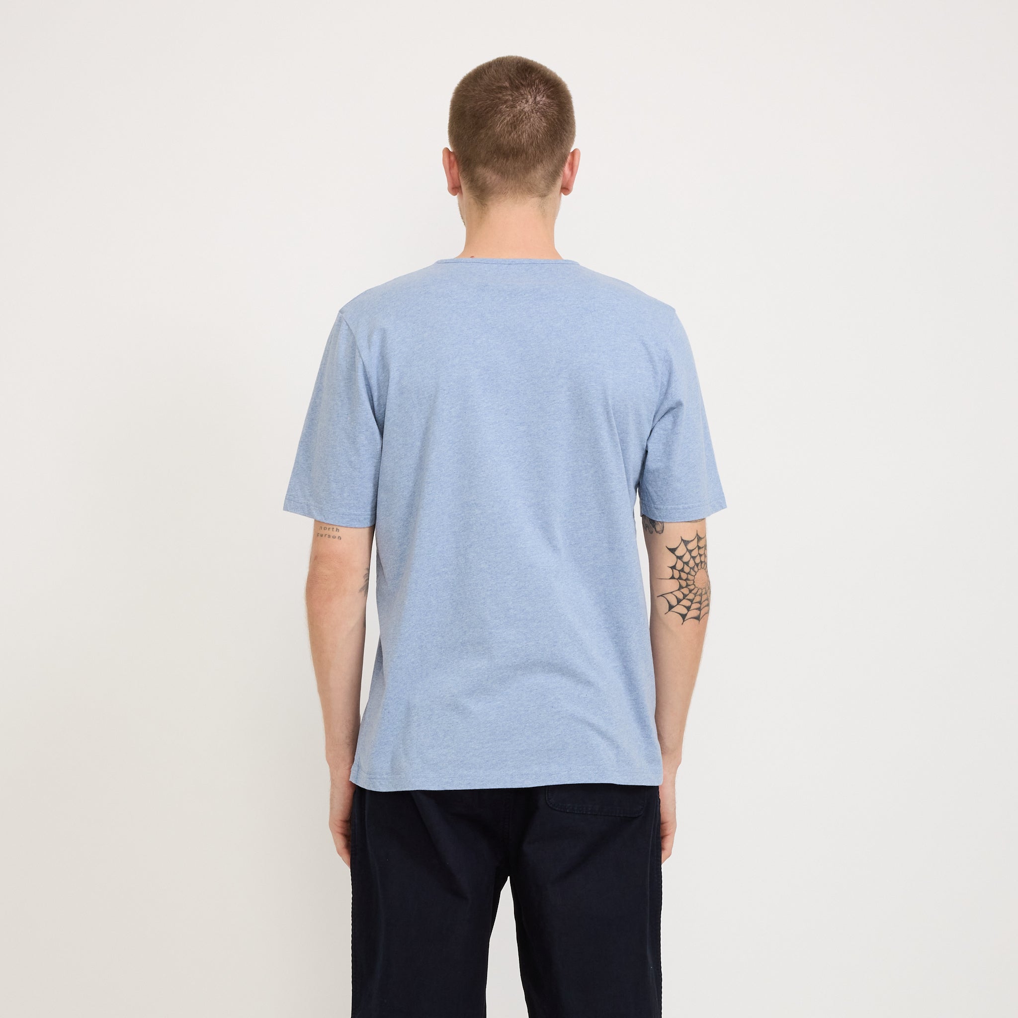 Folk | Everyday Tee Soft Blue Melange | Maplestore