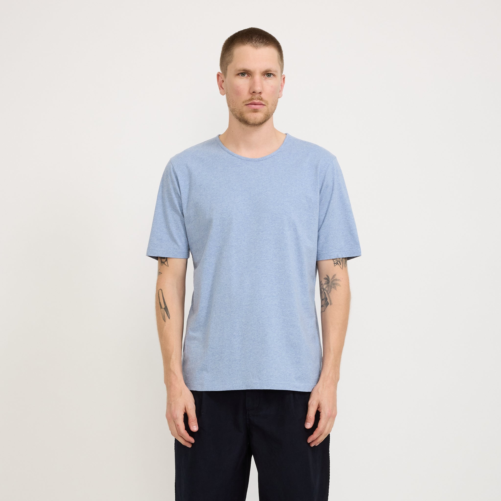 Everyday Tee Soft Blue Melange