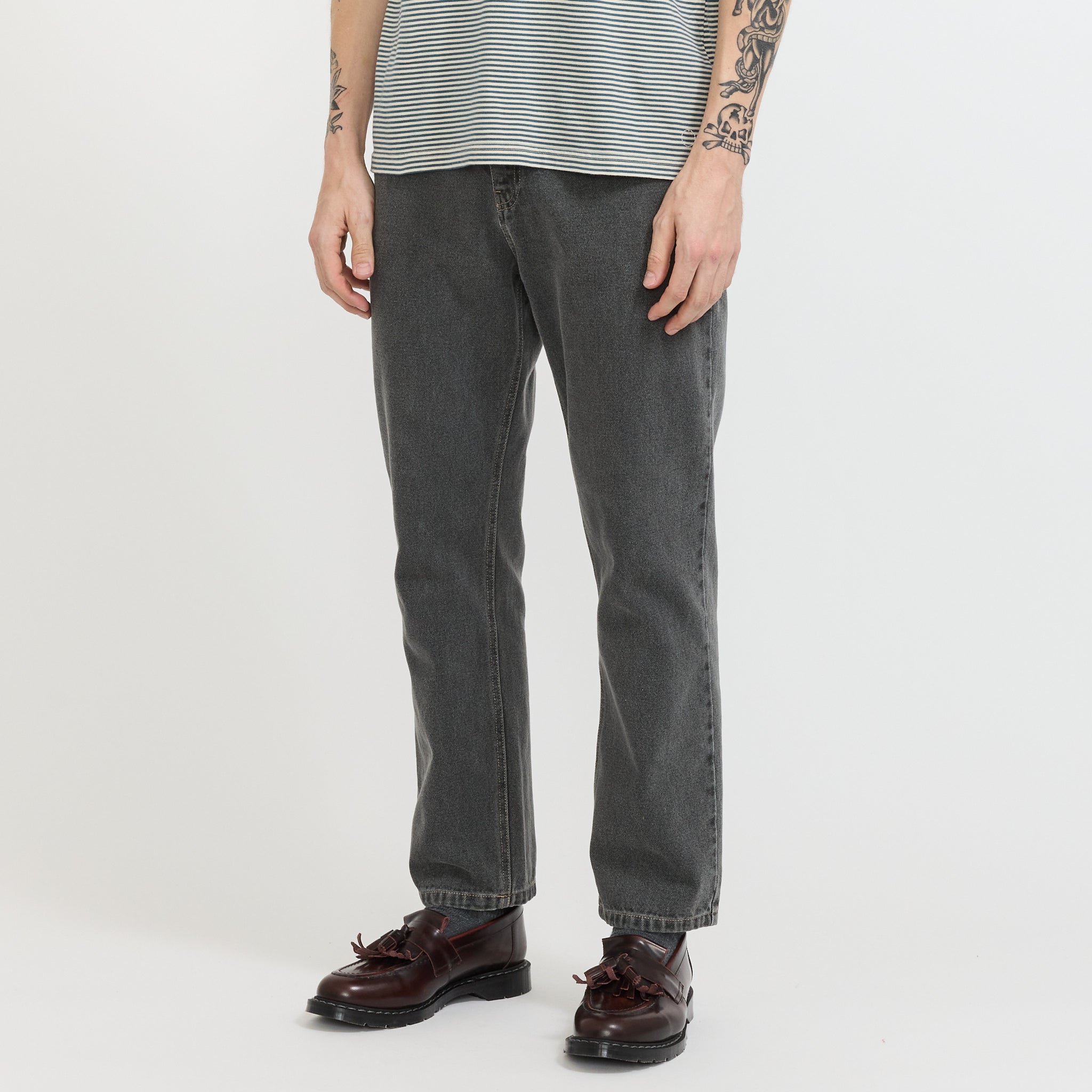 5 Pocket Jean Smoke Grey Denim