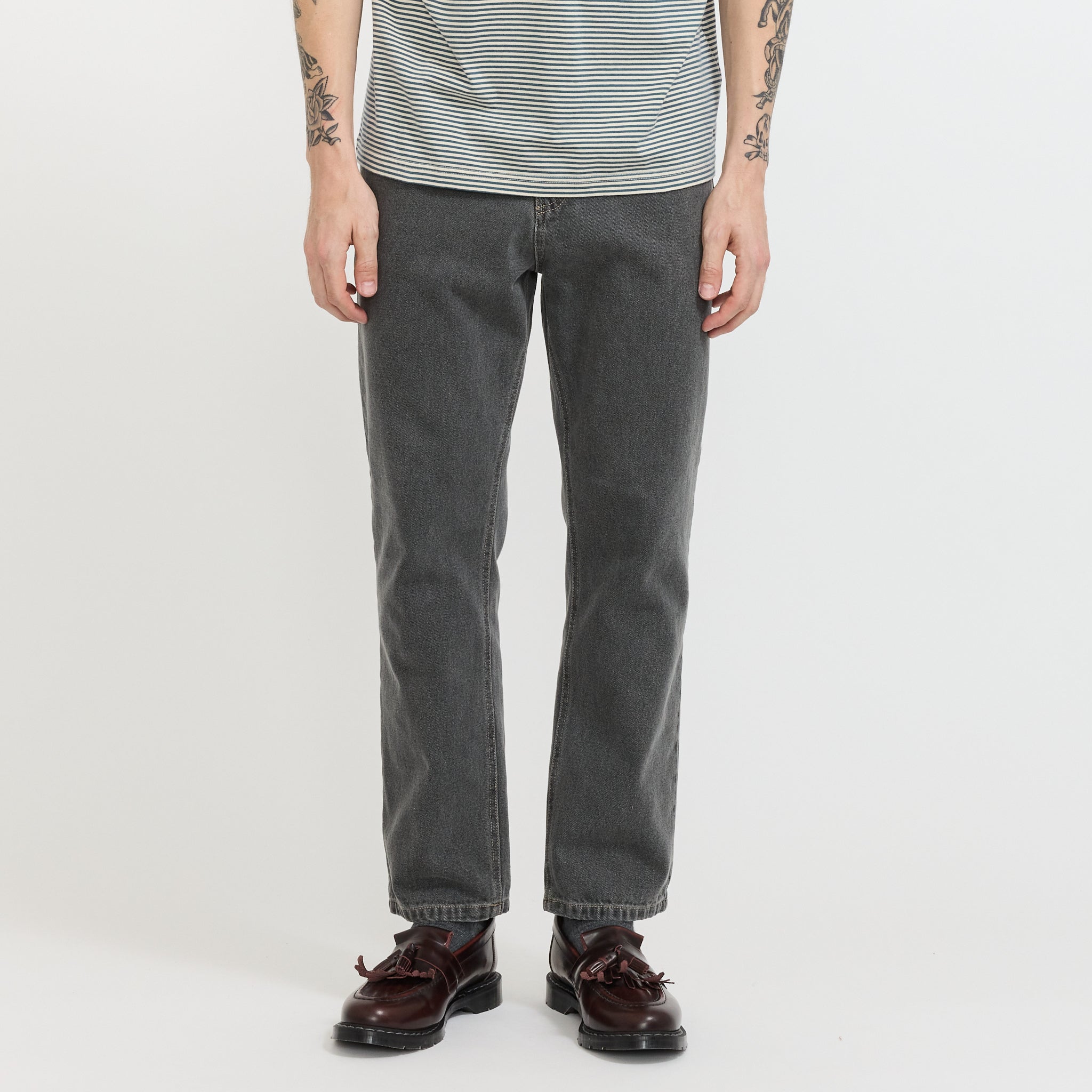 5 Pocket Jean Smoke Grey Denim