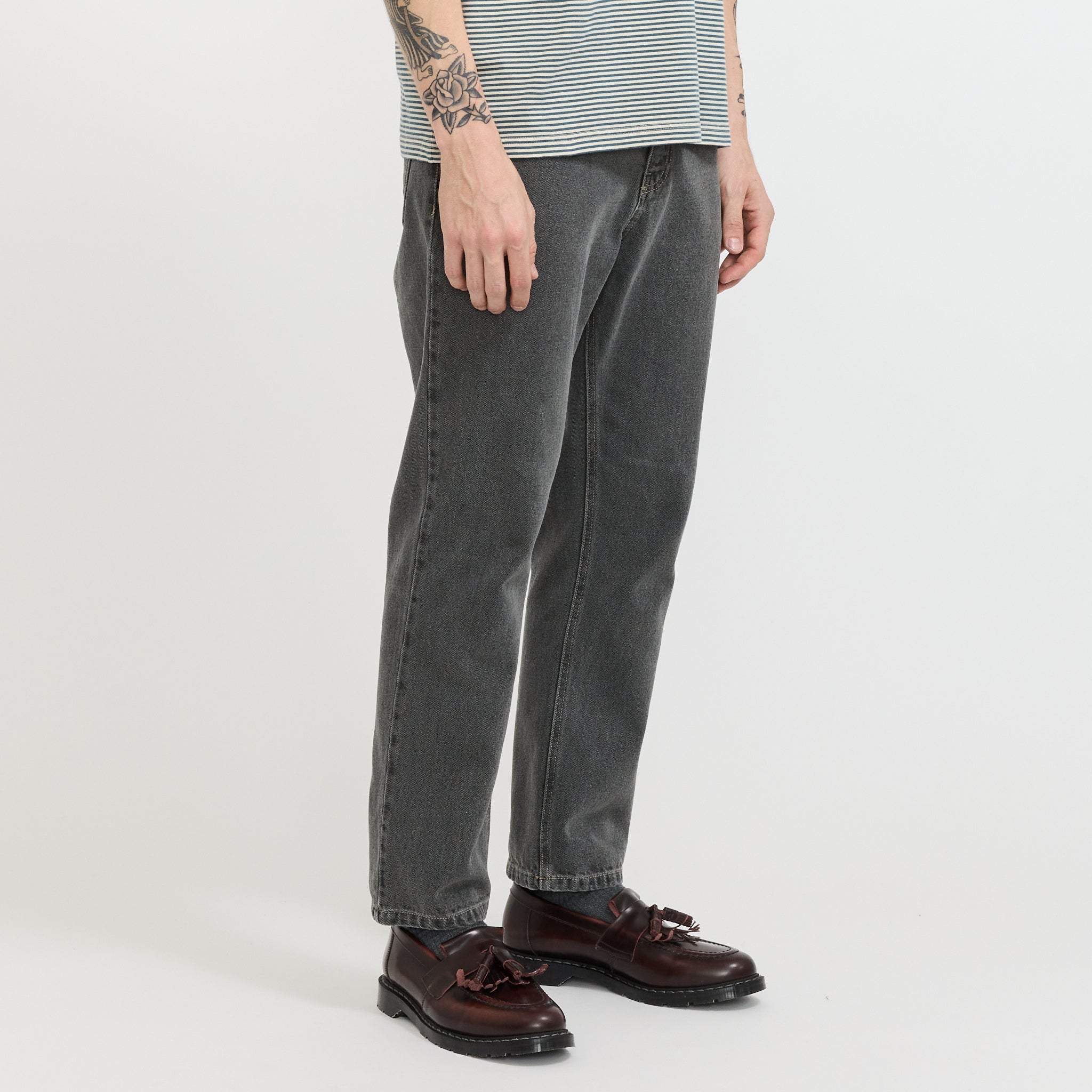 5 Pocket Jean Smoke Grey Denim