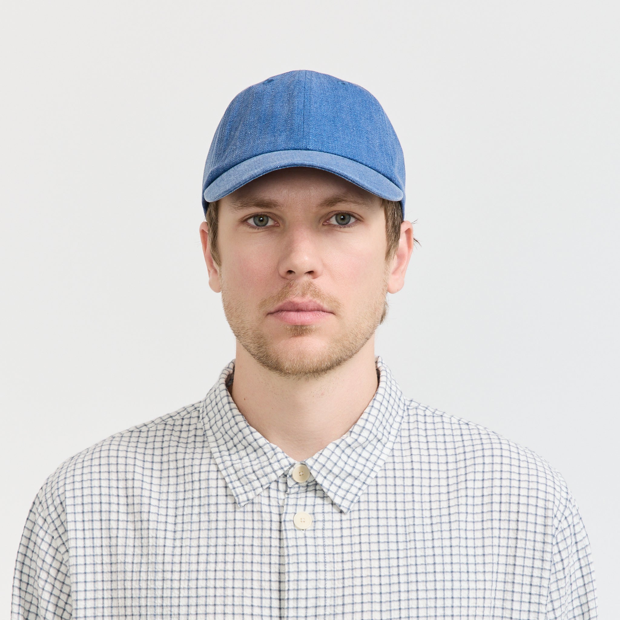 Folk | Herringbone Cap Bright Blue | Maplestore