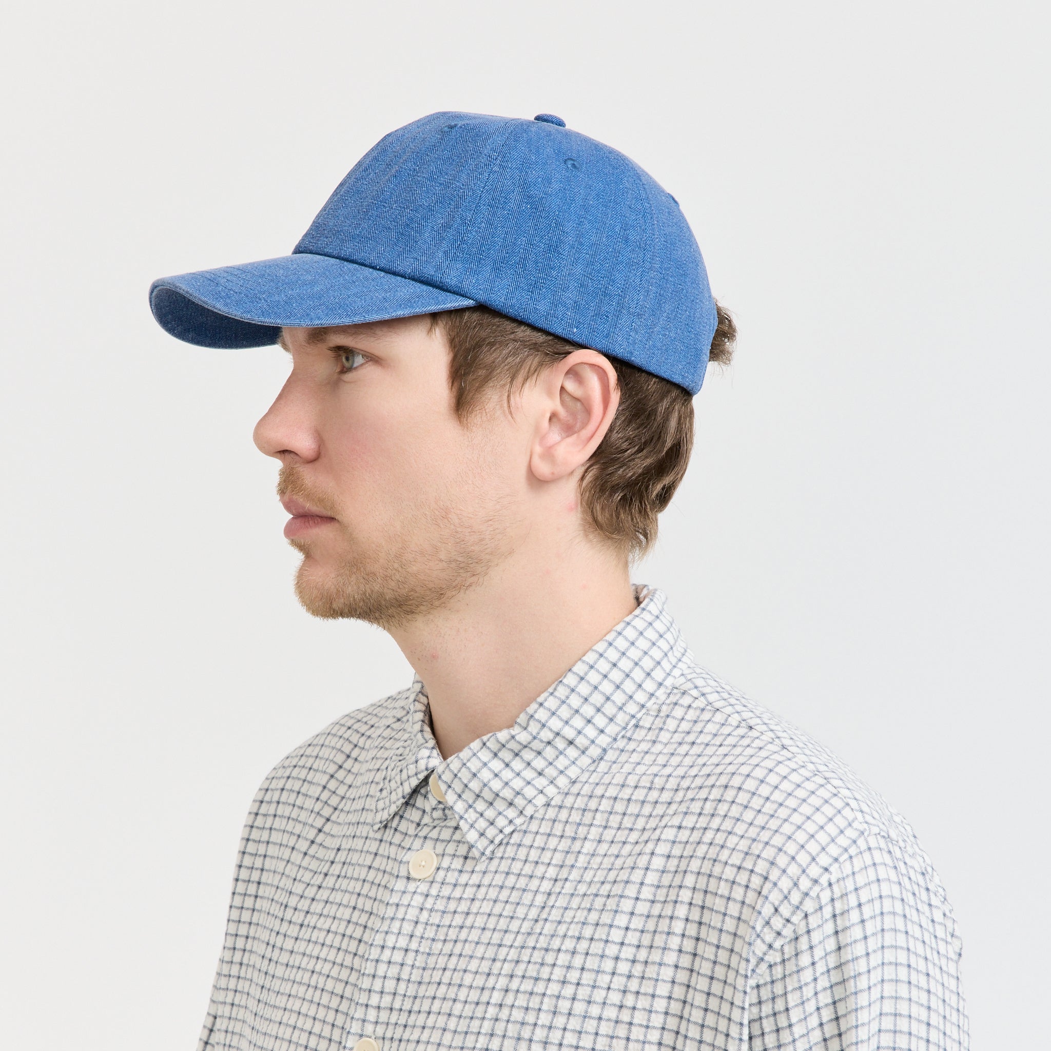 Folk | Herringbone Cap Bright Blue | Maplestore