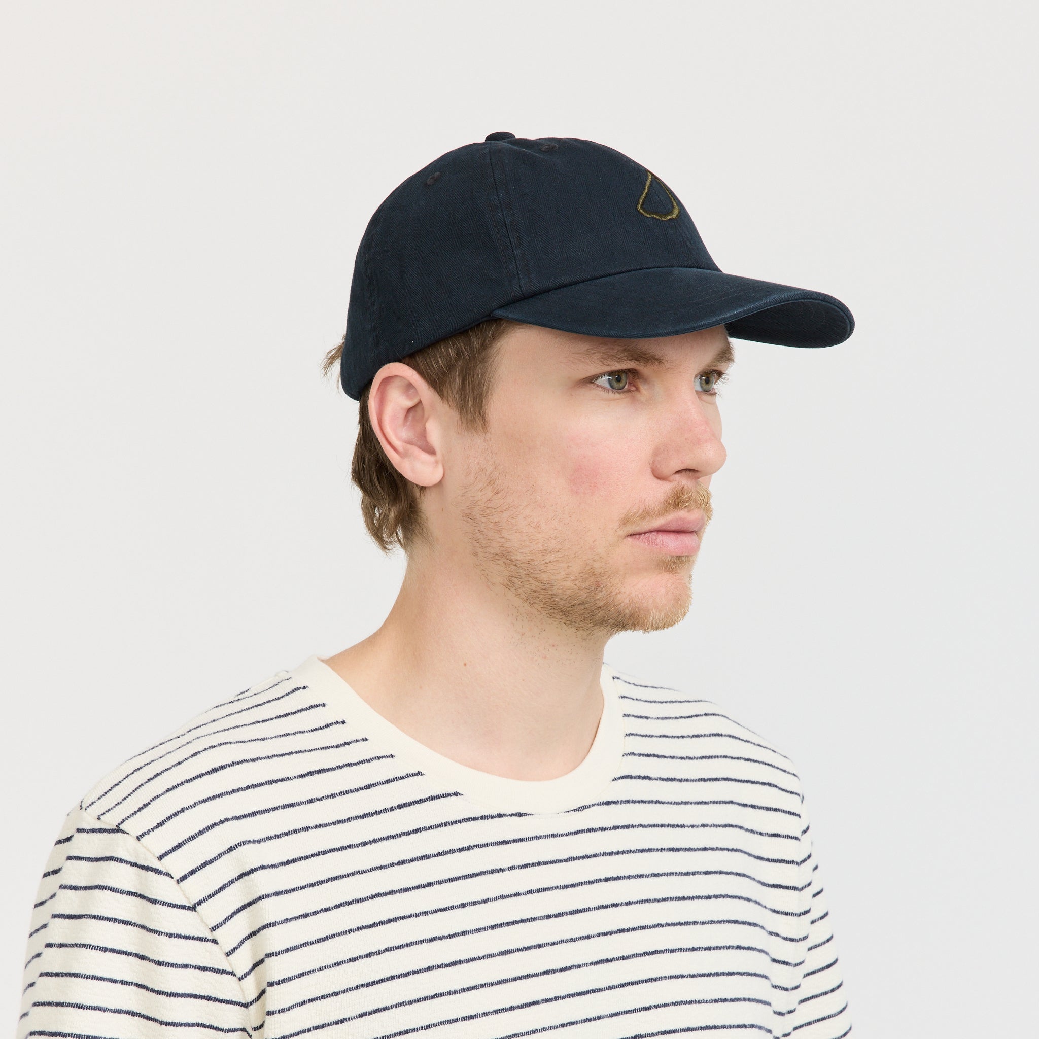 Herringbone Cap Navy