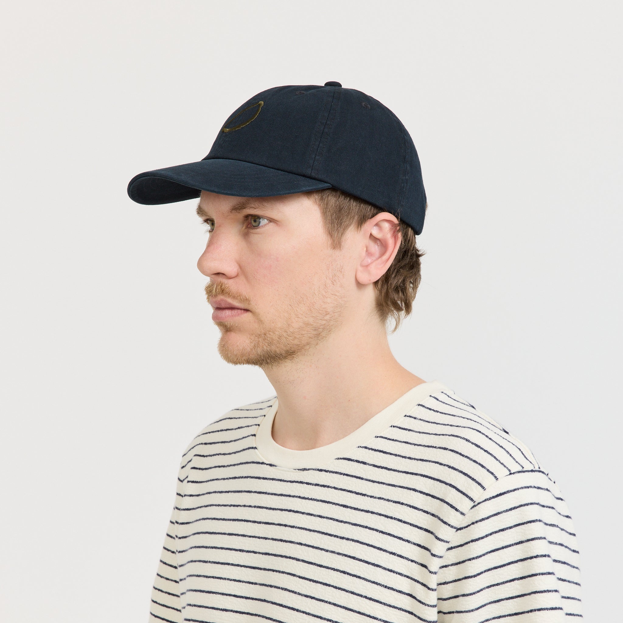 Herringbone Cap Navy