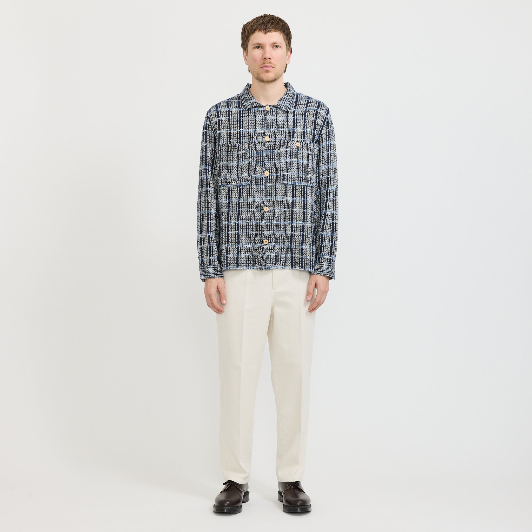 Patch Overshirt Blue Tapestry