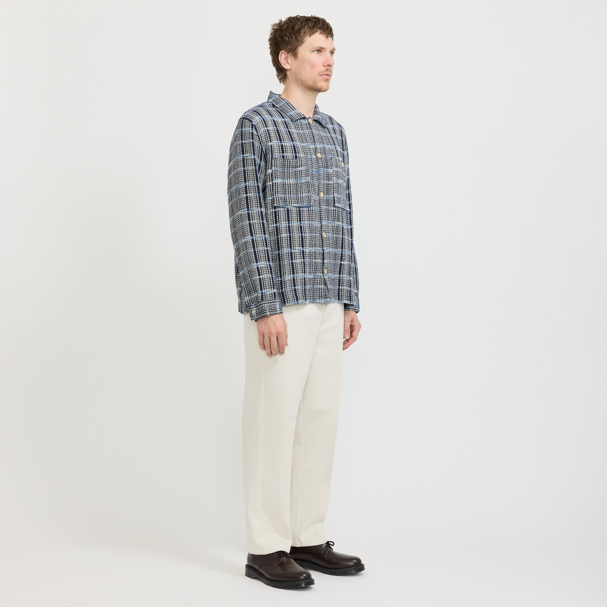 Patch Overshirt Blue Tapestry