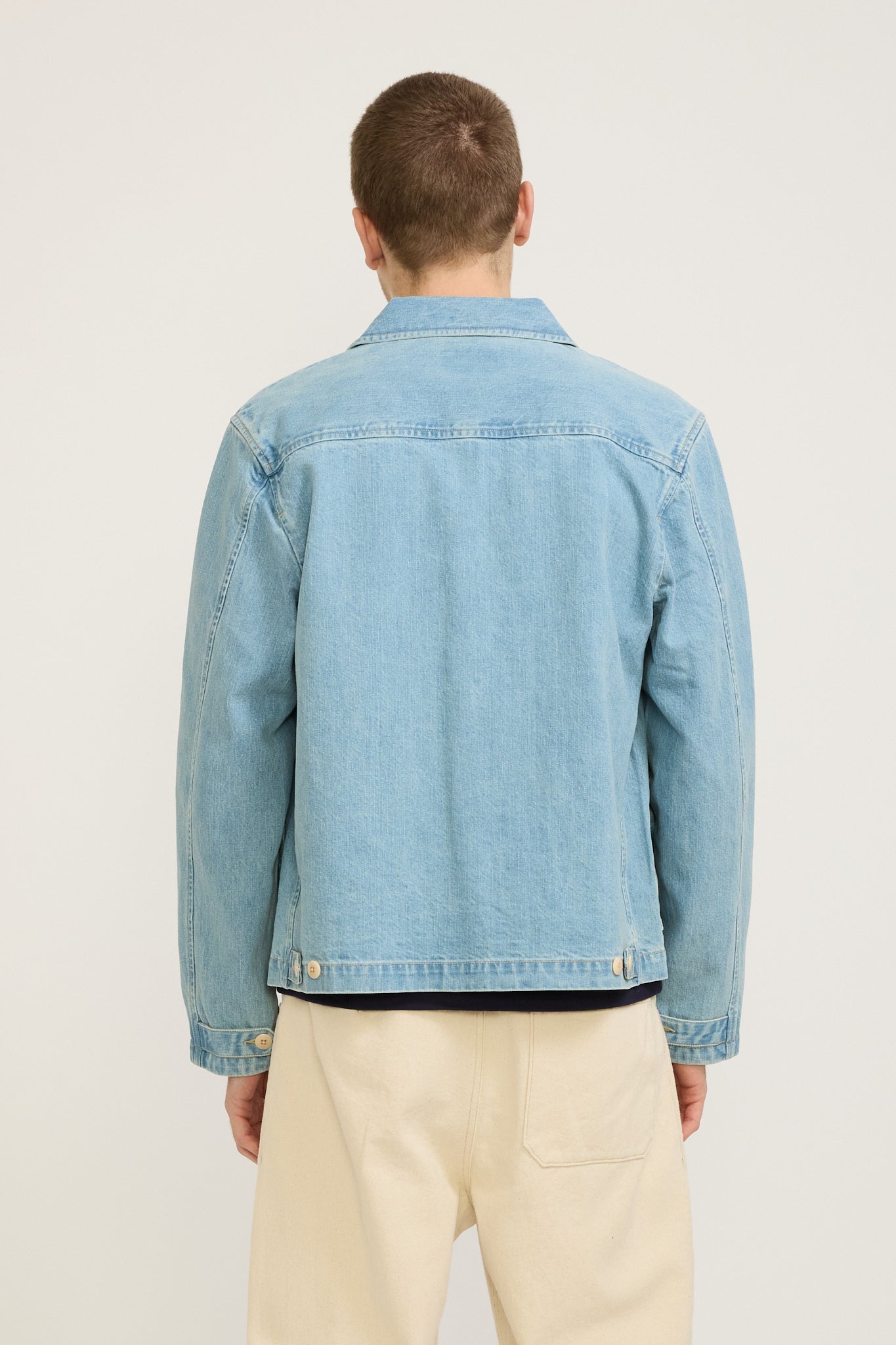 Folk | Prism Jacket Bleached Denim | Maplestore