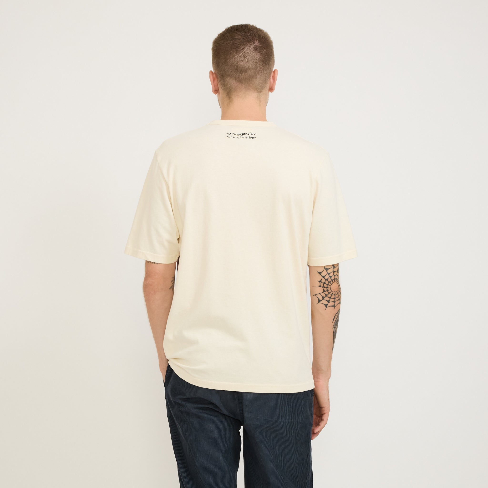 Folk | Relaxed Tee Ecru Tile Print KG | Maplestore