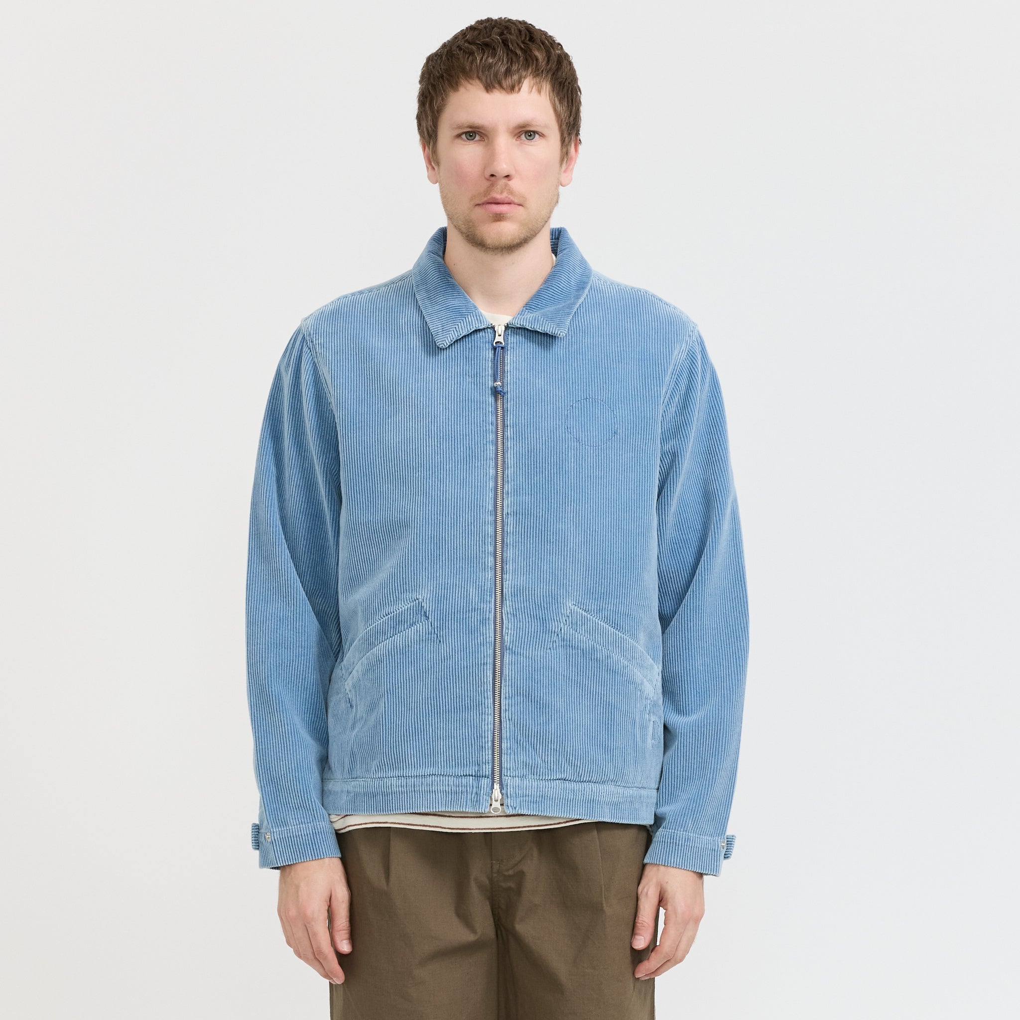 Folk | Signal Blouson Soft Blue Cord | Maplestore